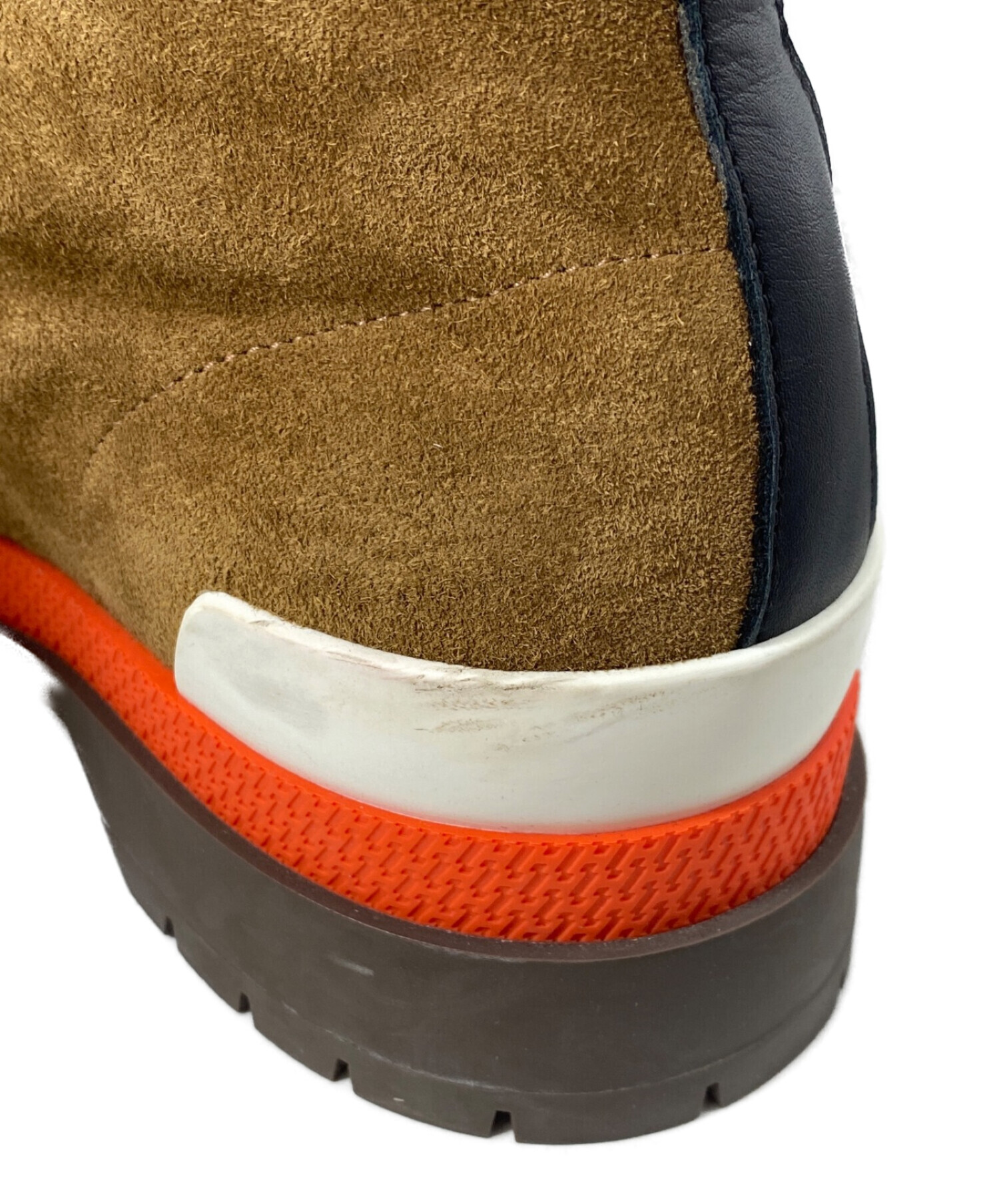 HERMES ブラウン アンクルブーツ 37 中古・古着通販】HERMES (エルメス) デニヴレ アンクルブーツ ブラウン