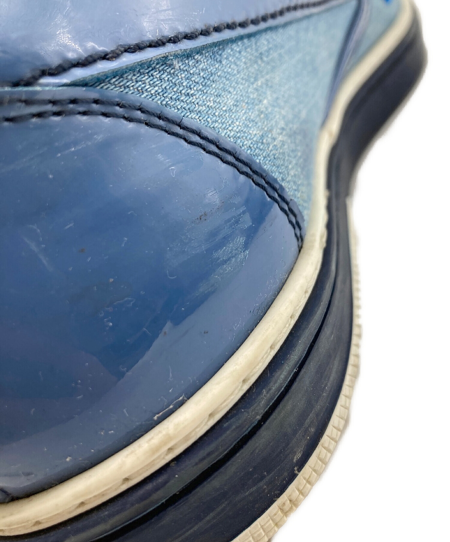 中古・古着通販】JIMMY CHOO (ジミーチュウ) スタッズスリッポン