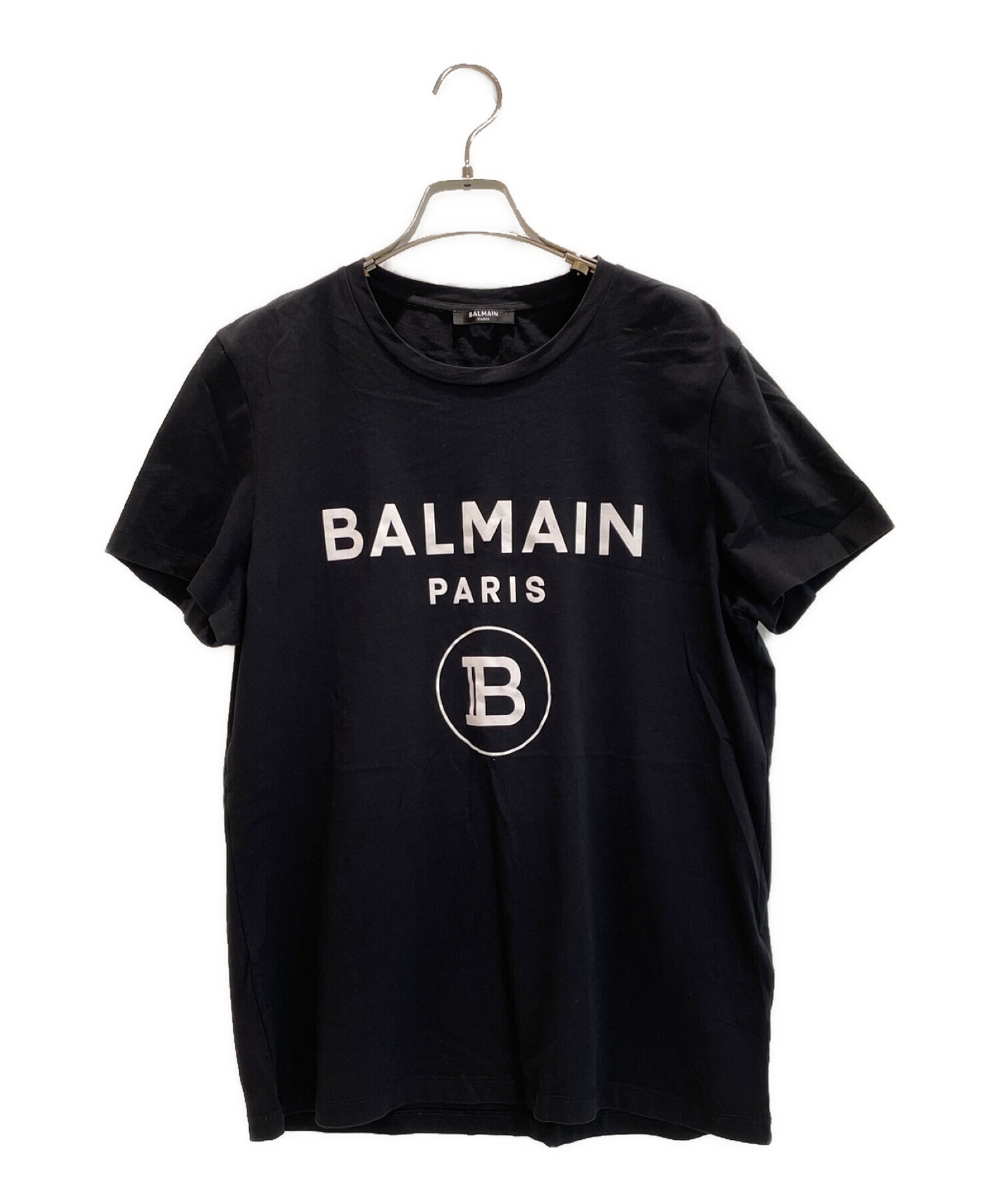 中古・古着通販】BALMAIN (バルマン) プリント ロゴ カットソー 