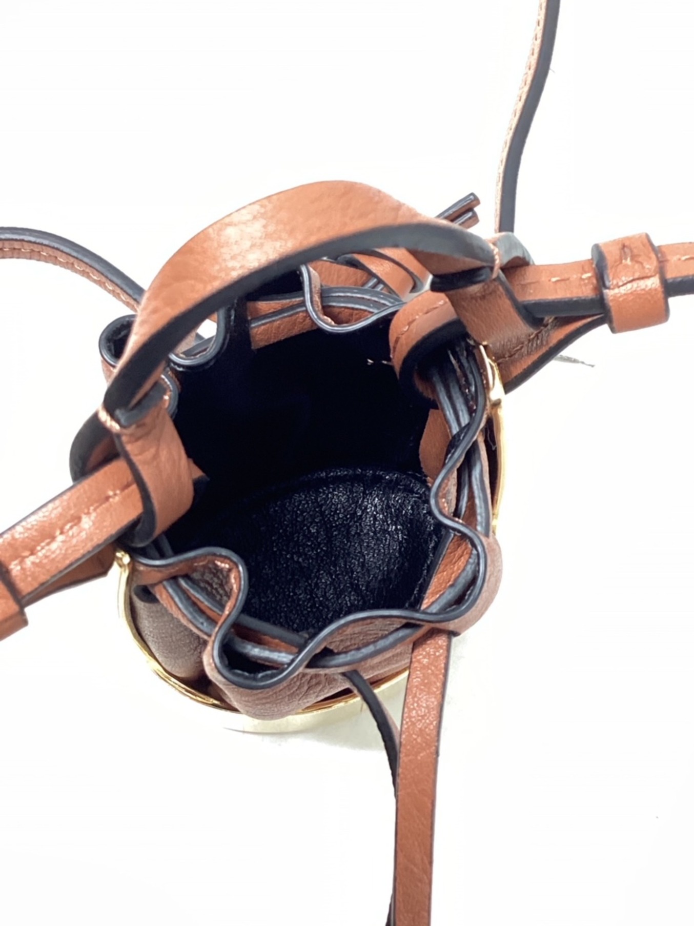 中古・古着通販】LOEWE (ロエベ) バルーンバッグネックレス ブラウン