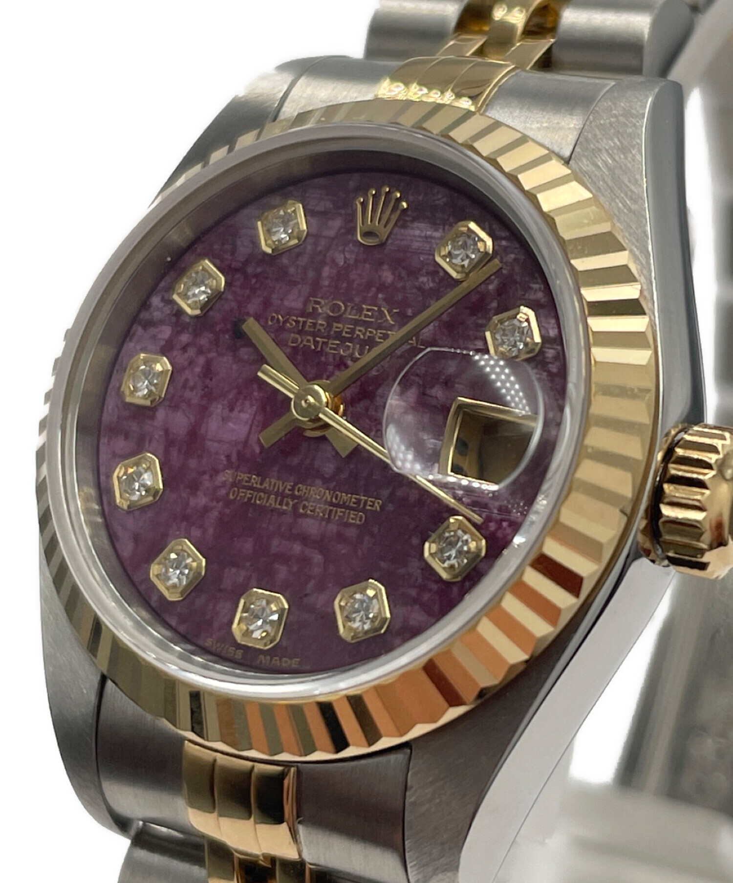 ロレックス デイトジャスト 26mm 79173G レディース 腕時計【Aランク】【中古】 中古)ROLEX ロレックス デイトジャスト 26mm 79173G シャンパン（商品