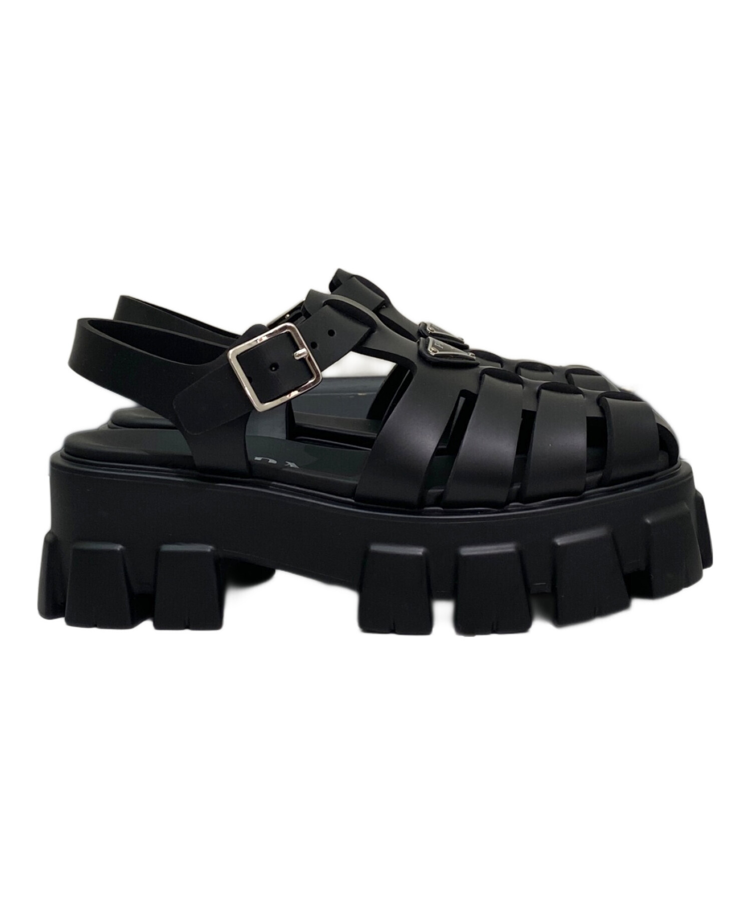 中古・古着通販】PRADA (プラダ) モノリスフォームラバーサンダル