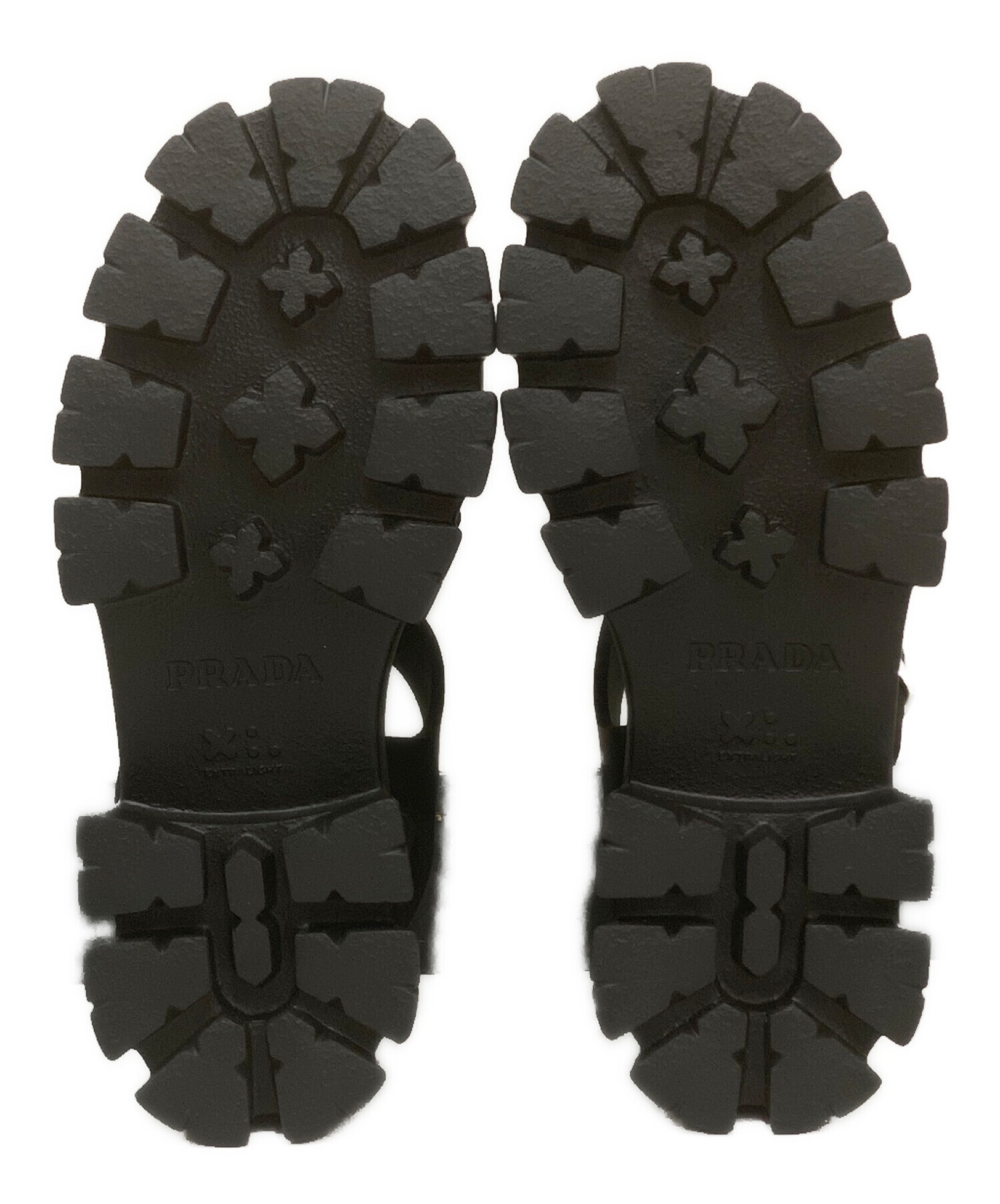 中古・古着通販】PRADA (プラダ) モノリスフォームラバーサンダル