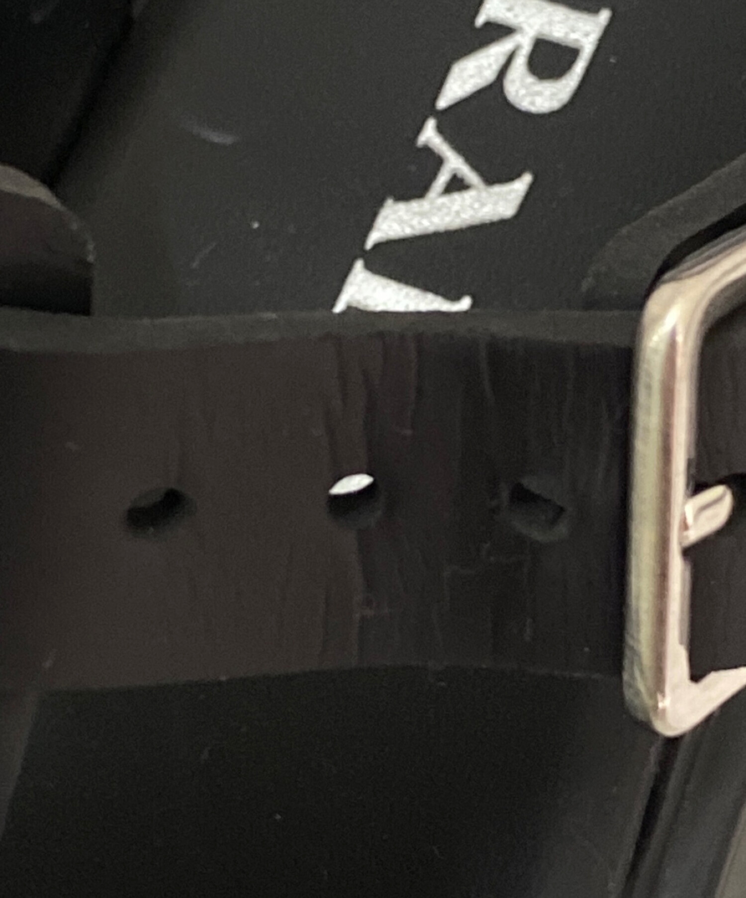 中古・古着通販】PRADA (プラダ) モノリスフォームラバーサンダル