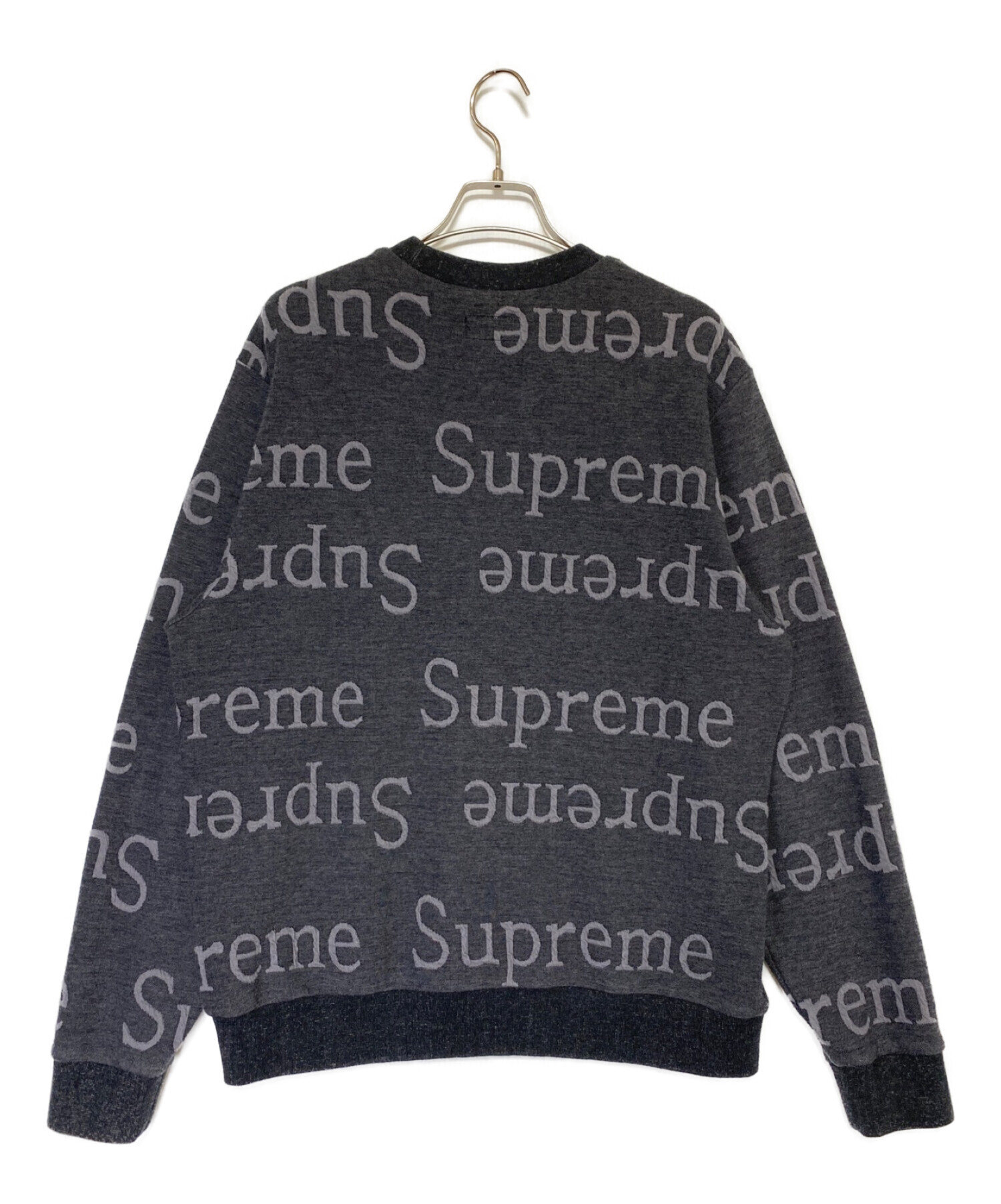Supreme Jacquard Logo Crewneck (L) 【公式通販】