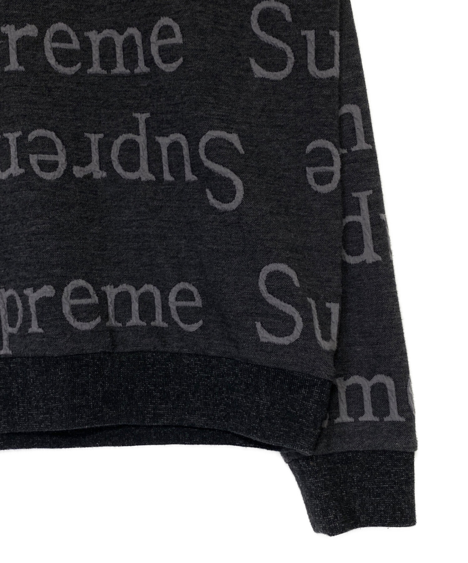 中古・古着通販】SUPREME (シュプリーム) Jacquard Logo Crewneck 