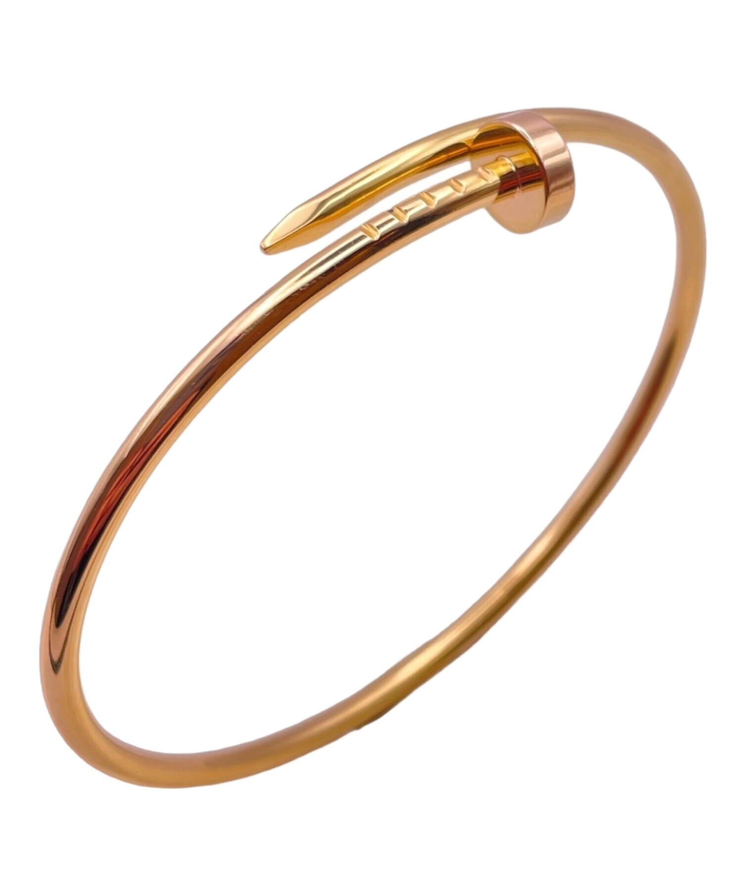 カルティエ Cartier 新型 JUSTE UN CLOU BRACELET DIA K18YG 