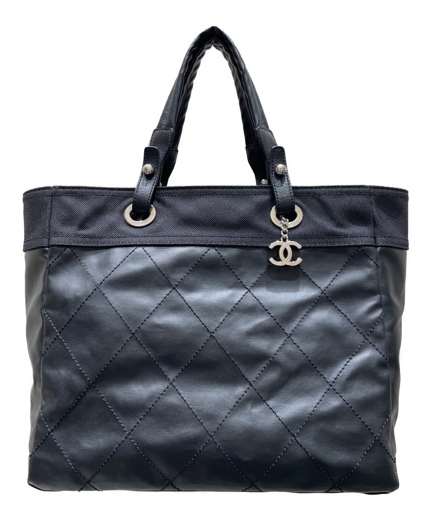中古・古着通販】CHANEL (シャネル) パリビアリッツ MM ブラック 