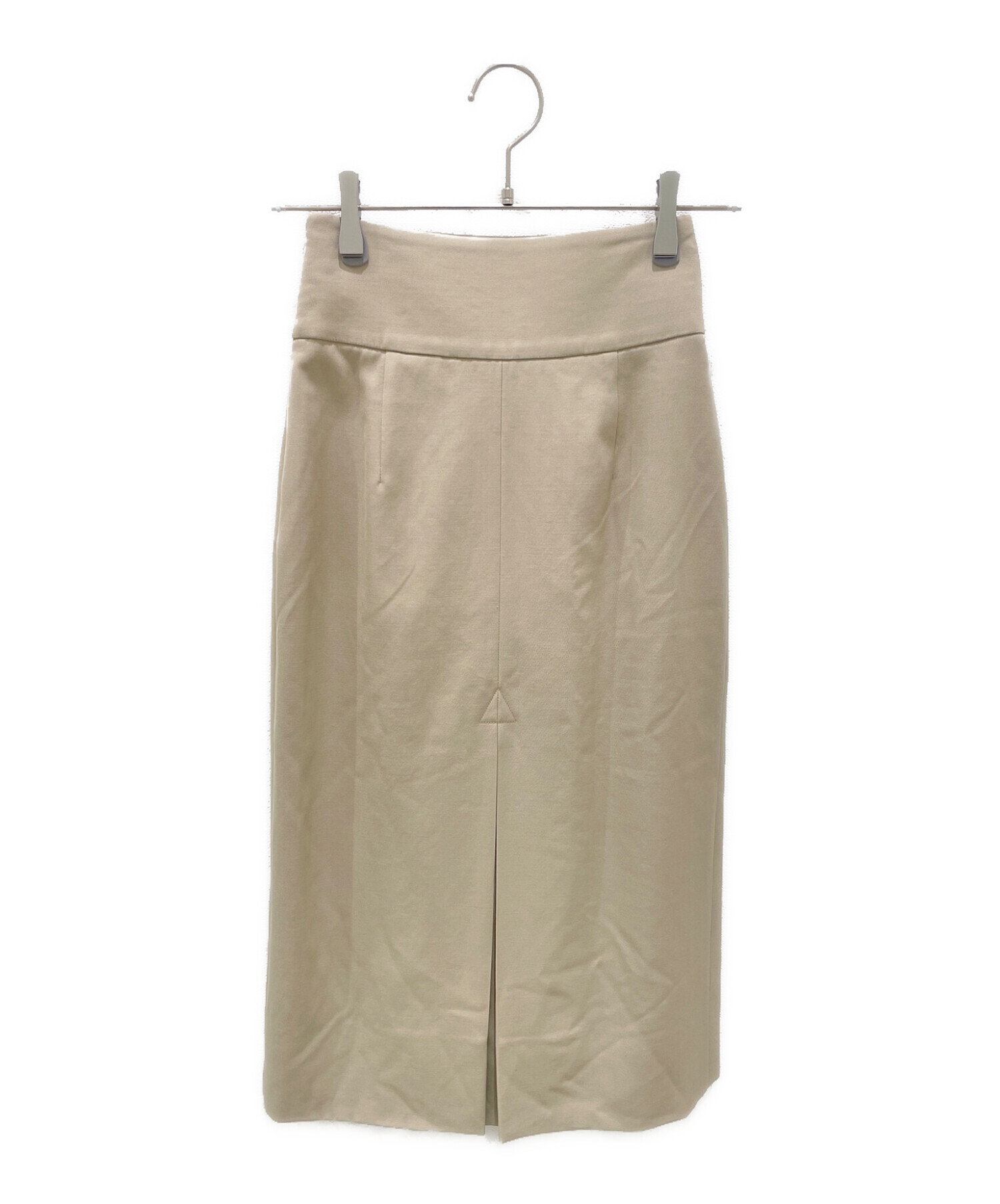 中古・古着通販】HERMES (エルメス) フレアプリーツスカート ベージュ  