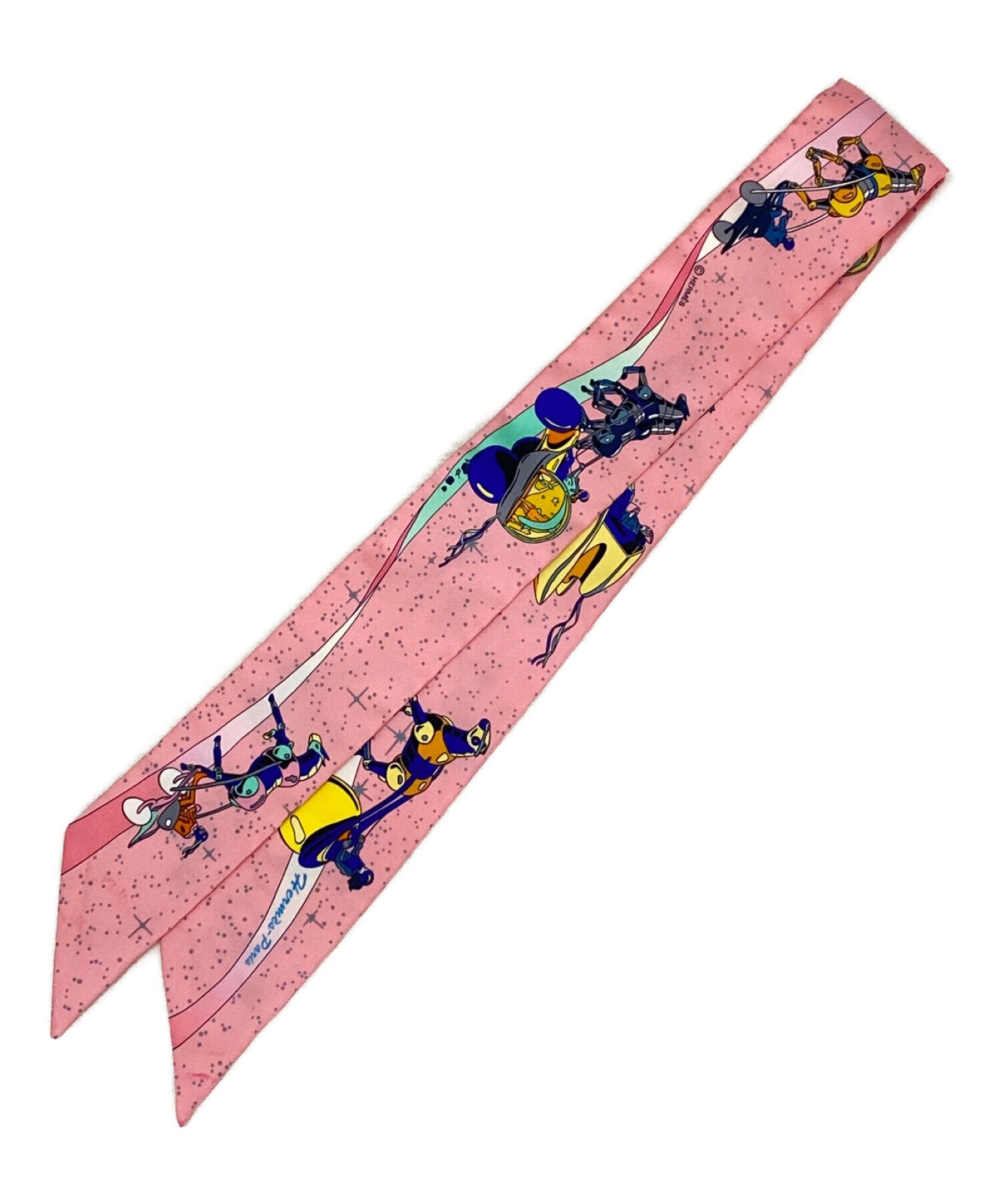 中古・古着通販】HERMES (エルメス) ツイリー ピンク｜ブランド・古着