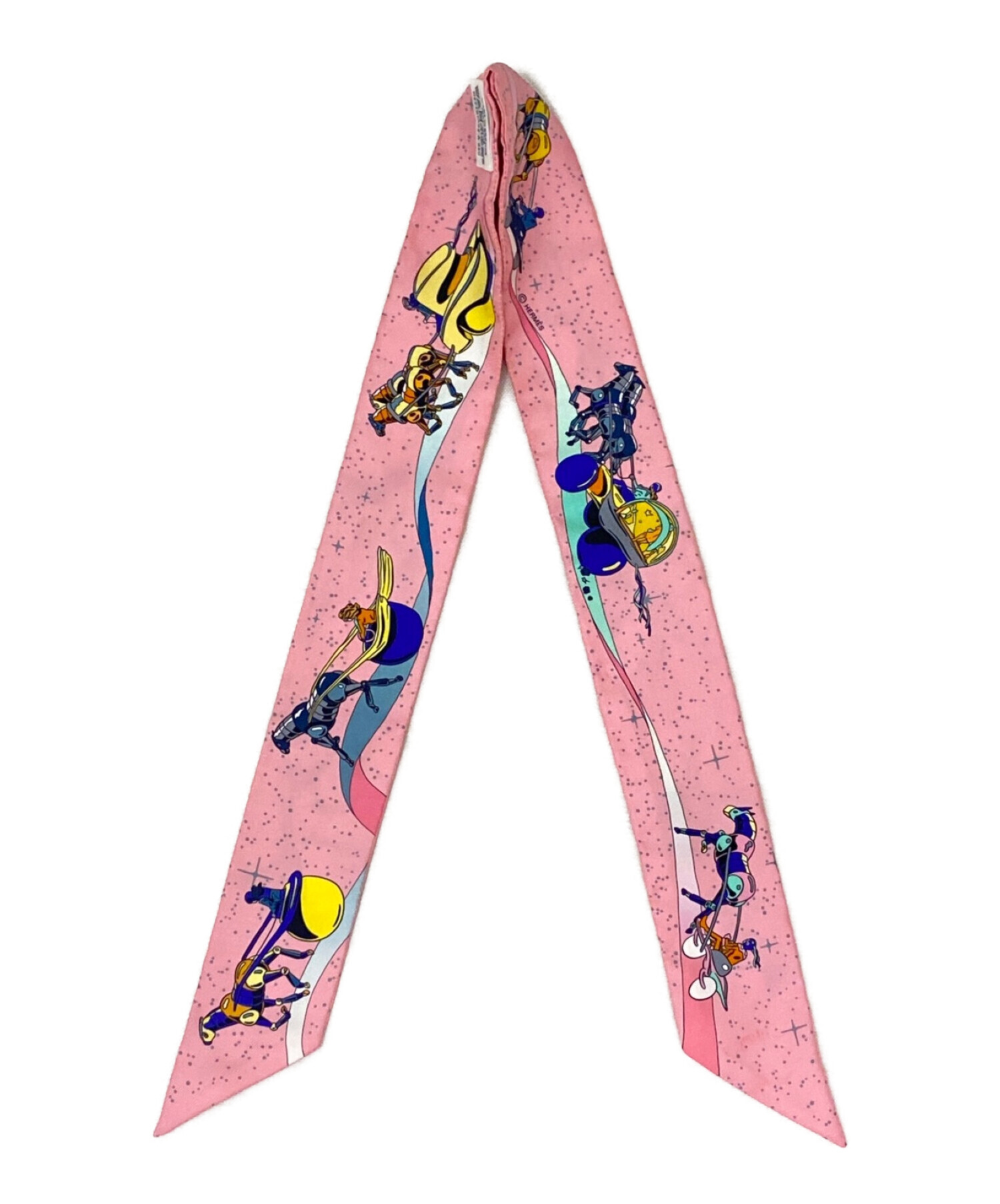 中古・古着通販】HERMES (エルメス) ツイリー ピンク｜ブランド・古着