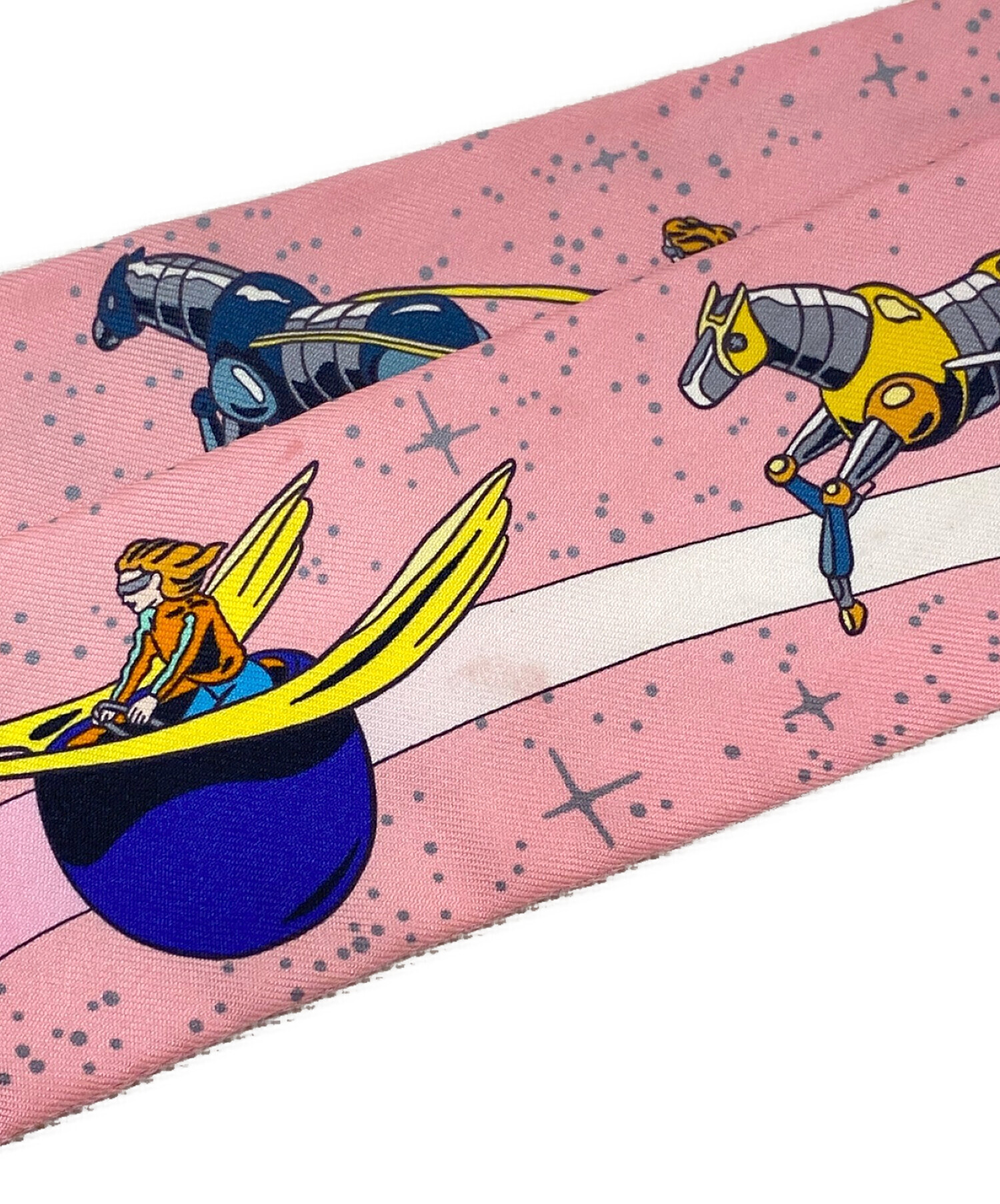 エルメスツイリー Hermes ツイリー ピンク ピンク系 レディース シルク