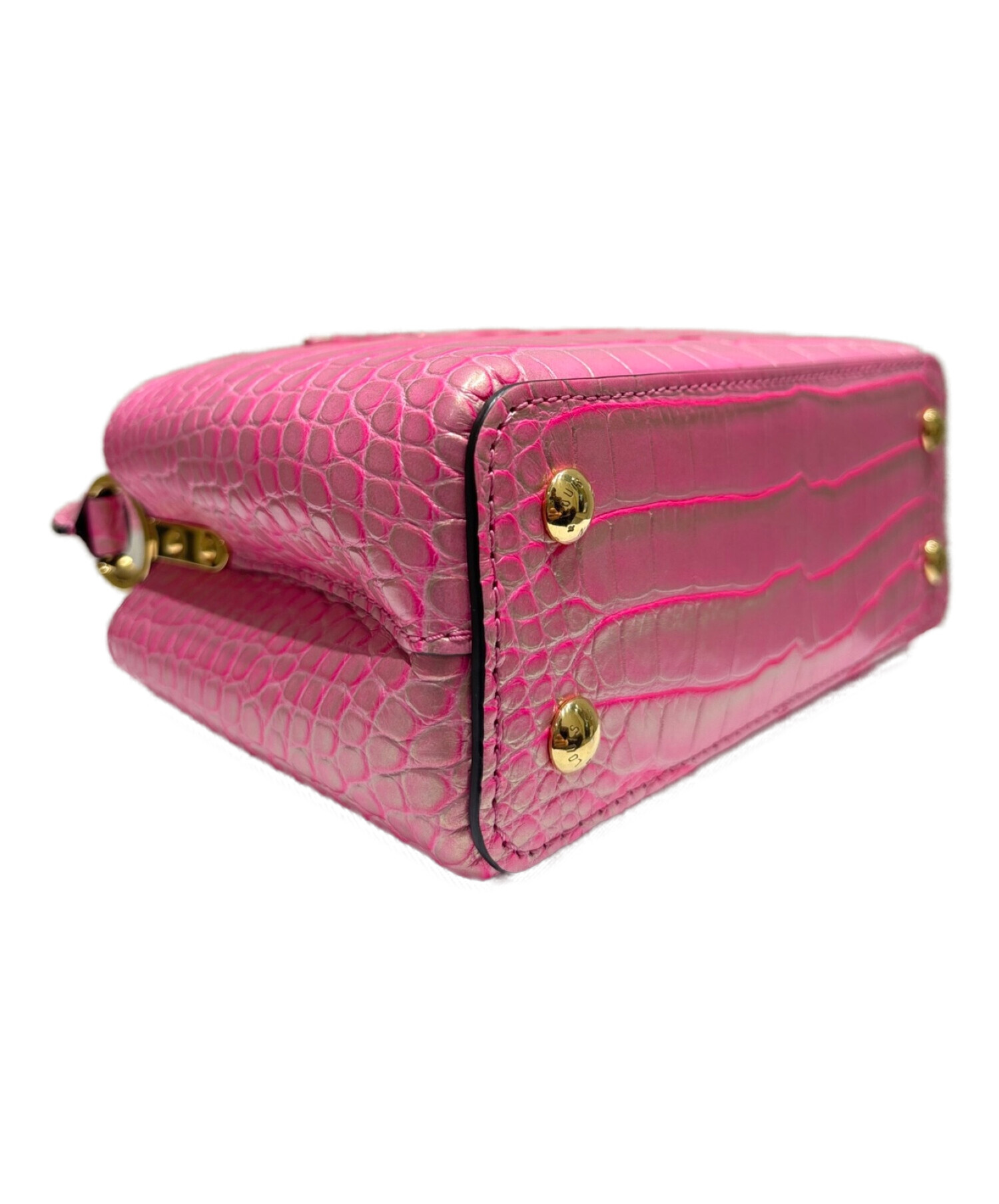 ルイヴィトン　ピンクカプシーヌ財布中古品です。 ルイヴィトン LOUIS VUITTON ポルトフォイユ・カプシーヌ ホットピンク