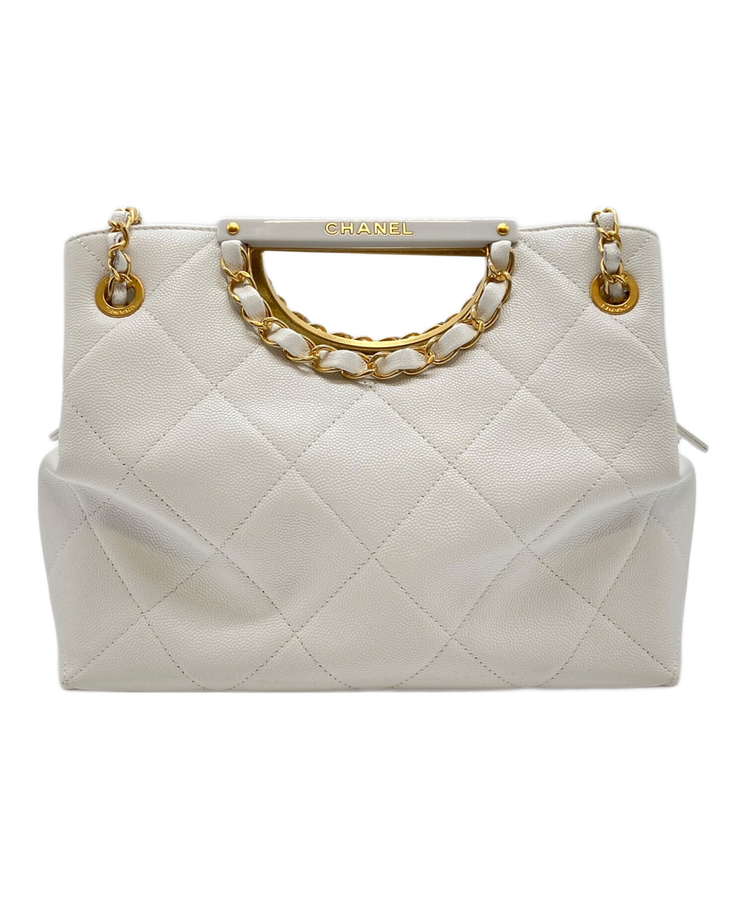 中古・古着通販】CHANEL (シャネル) マトラッセチェーントートバッグ 