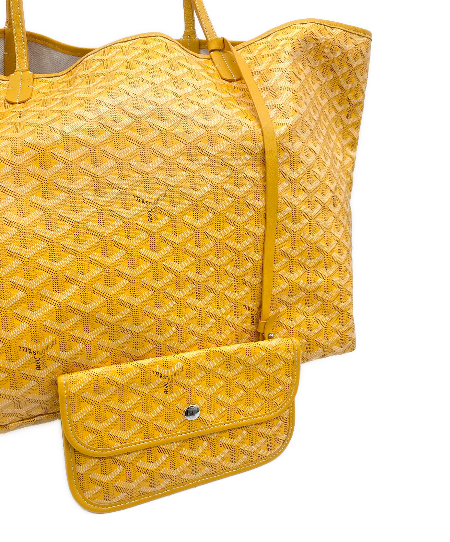 中古・古着通販】GOYARD (ゴヤール) サンルイGM イエロー サイズ:GM