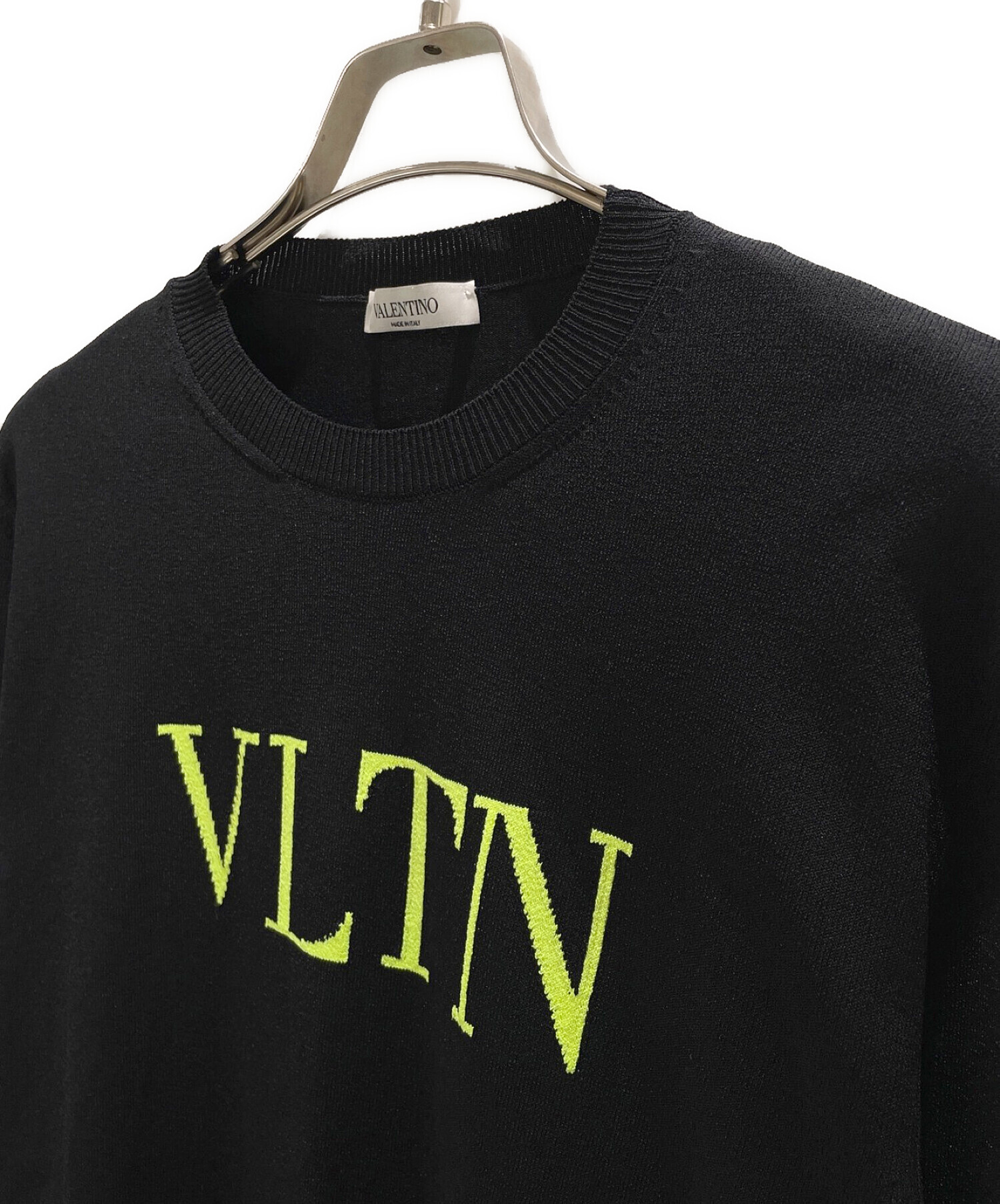 中古・古着通販】VALENTINO (ヴァレンティノ) ネオン ロゴ ニット 