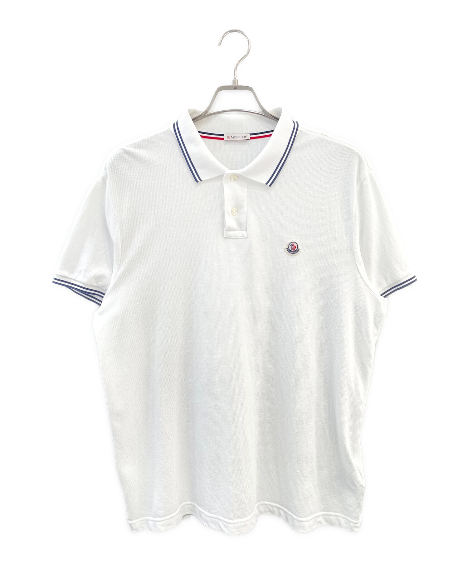 中古・古着通販】MONCLER (モンクレール) ワンポイントロゴポロシャツ