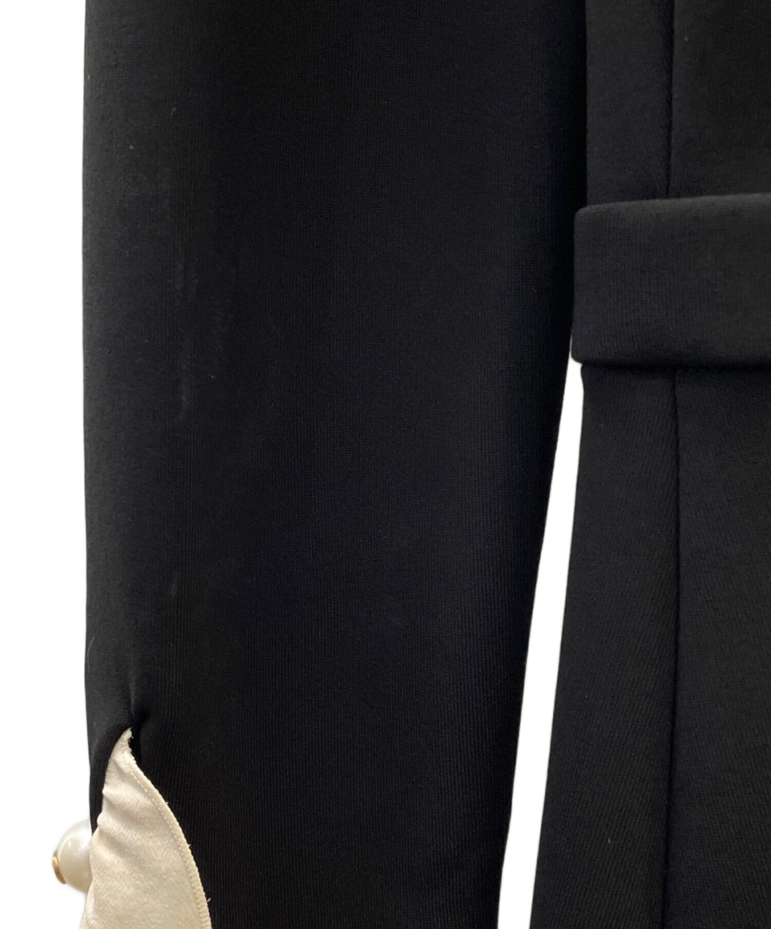 中古・古着通販】GUCCI (グッチ) GGパールボタンワンピース ブラック