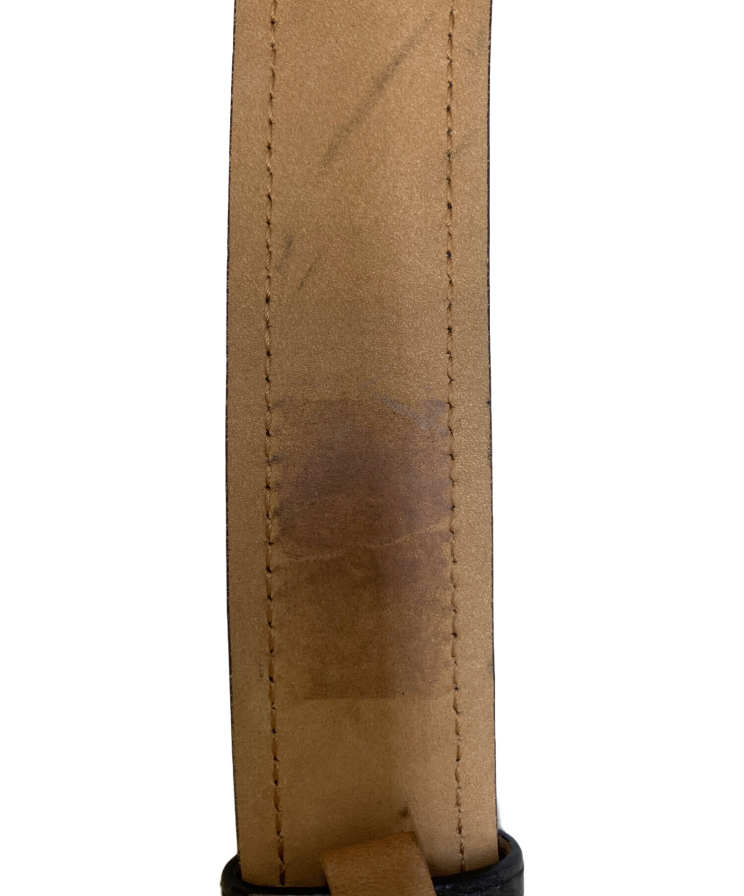 中古・古着通販】PRADA (プラダ) レザーベルト ブラック｜ブランド 