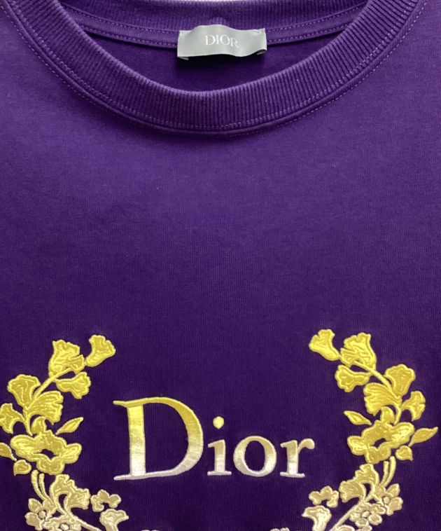 中古・古着通販】Dior (ディオール) Embroidered logo t-shirt（刺繍