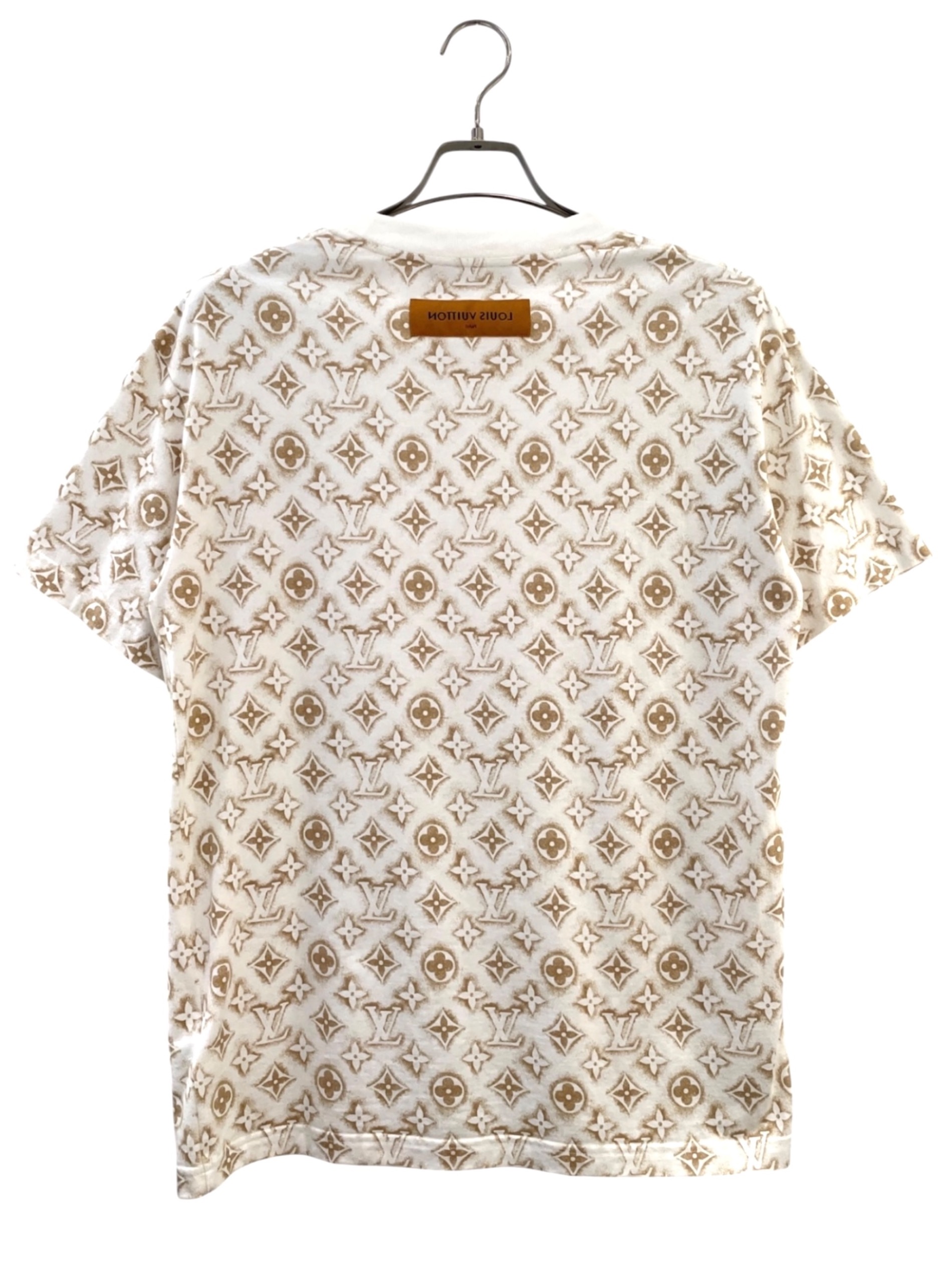 LOUIS VUITTON Tシャツ モノグラム アイボリー S 中古・古着通販LOUIS 