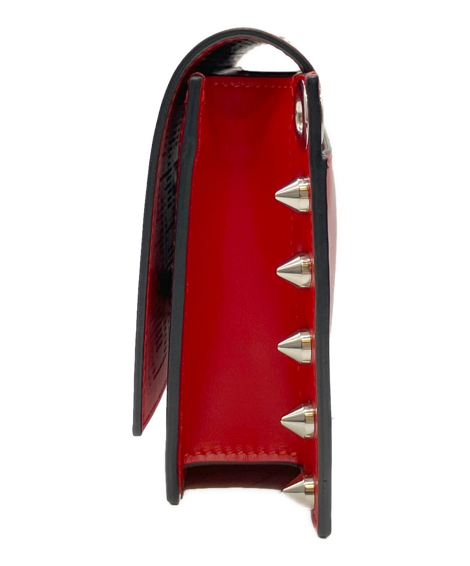 Christian Louboutin メッセンジャーバッグ 黒/赤 Christian Louboutin クリスチャン・ルブタン ﾒｯｾﾝｼﾞｬｰﾊﾞｯｸﾞ