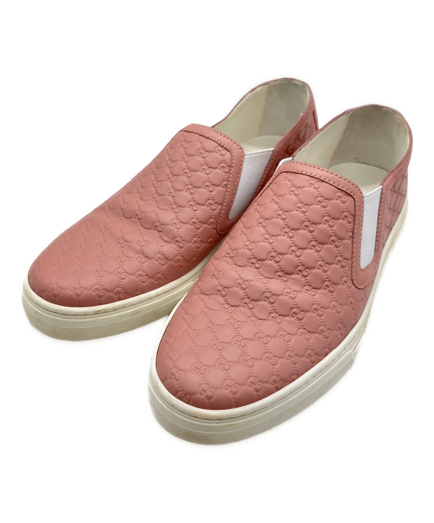 中古・古着通販】GUCCI (グッチ) GG柄 ローカットスニーカー ピンク