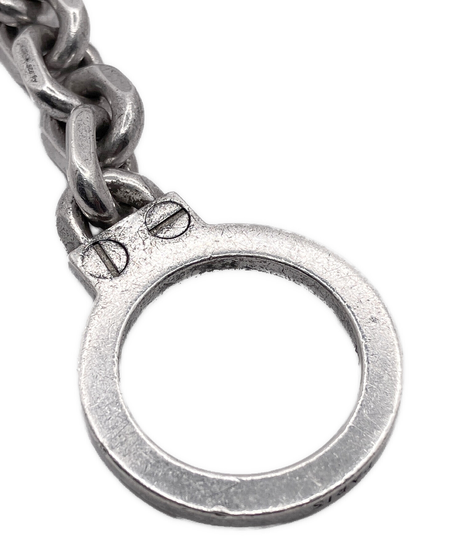 中古・古着通販】CELINE (セリーヌ) ハンドカフブレスレット シルバー