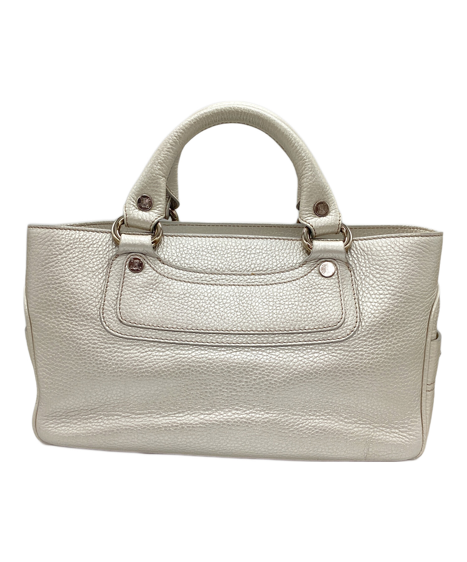 中古・古着通販】CELINE (セリーヌ) ハンドバッグ ベージュ｜ブランド 