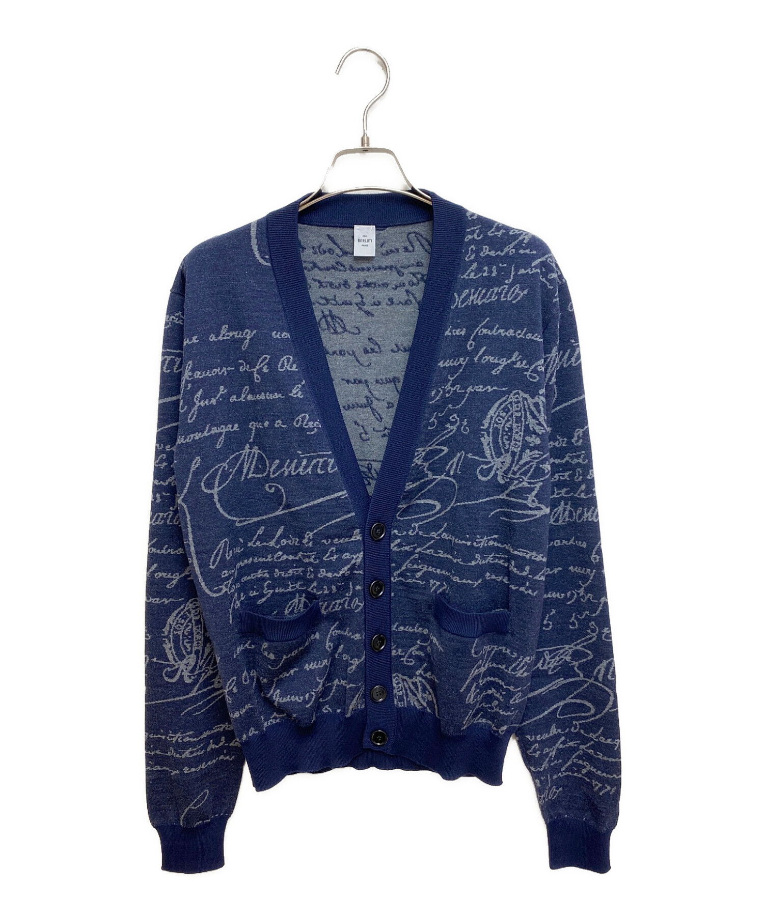 BERLUTI カーディガン　カリグラフィー　Sサイズ 中古・古着通販】Berluti (ベルルッティ) カリグラフィカーディガン