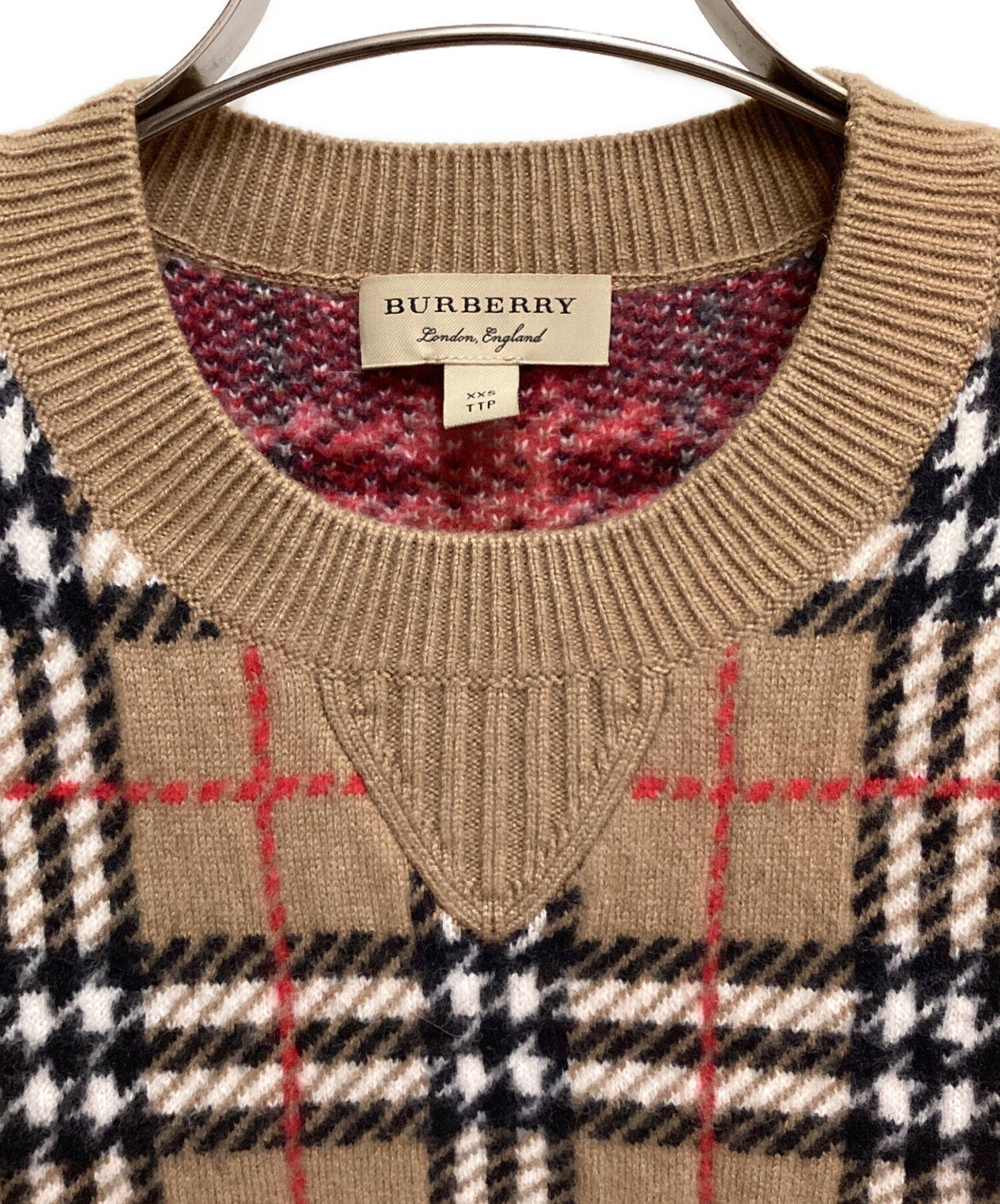中古・古着通販】BURBERRY (バーバリー) Novacheck crew neck