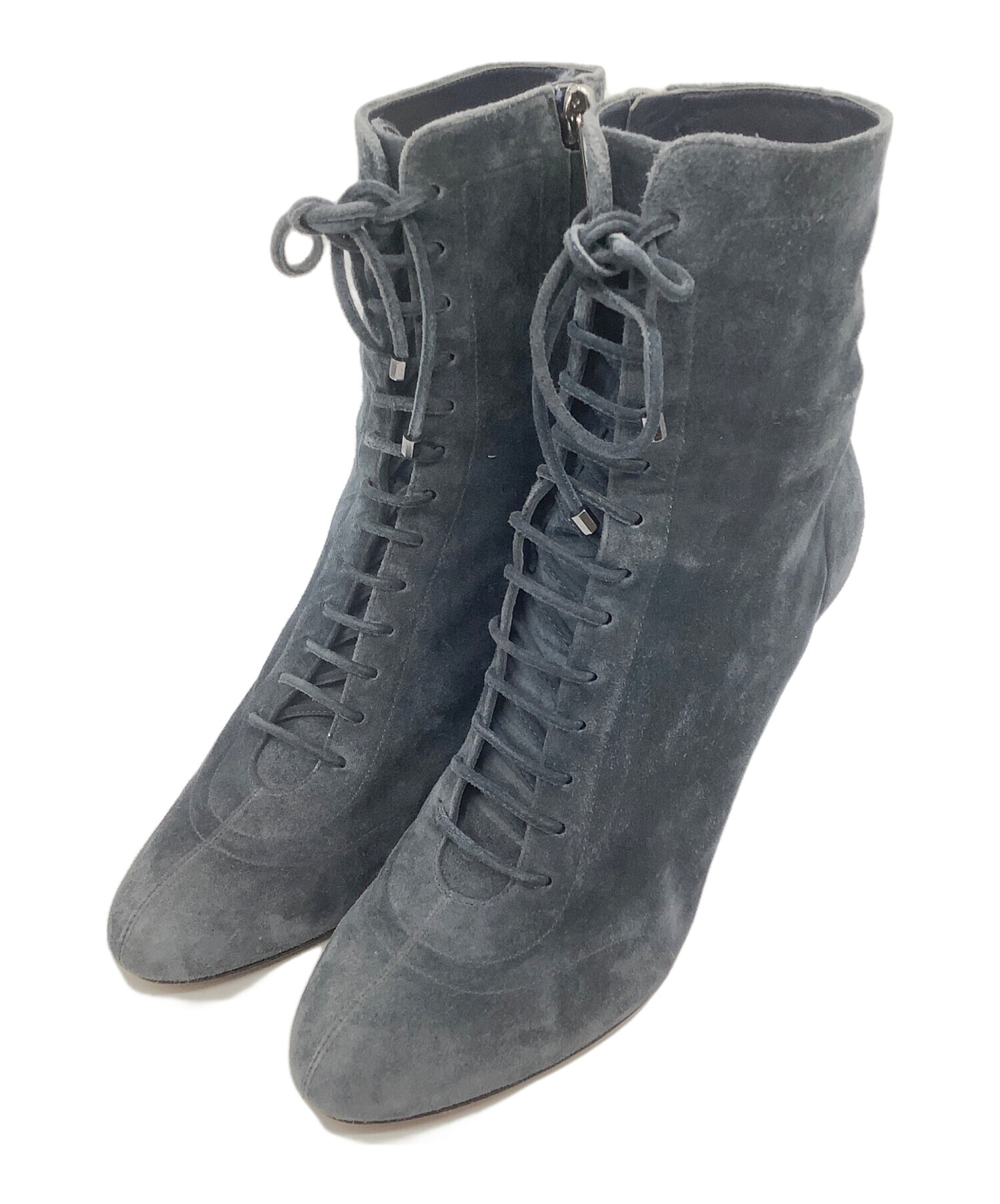 中古・古着通販】JIMMY CHOO (ジミーチュウ) スウェードヒールブーツ