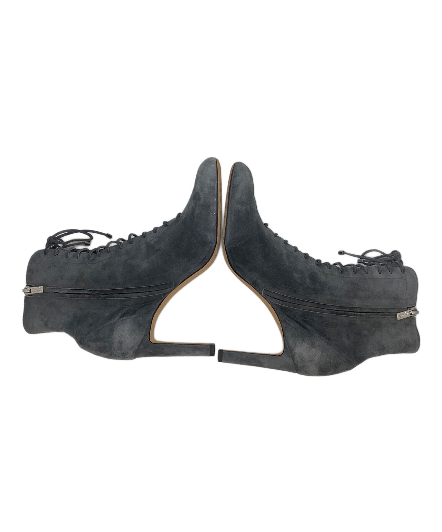 中古・古着通販】JIMMY CHOO (ジミーチュウ) スウェードヒールブーツ