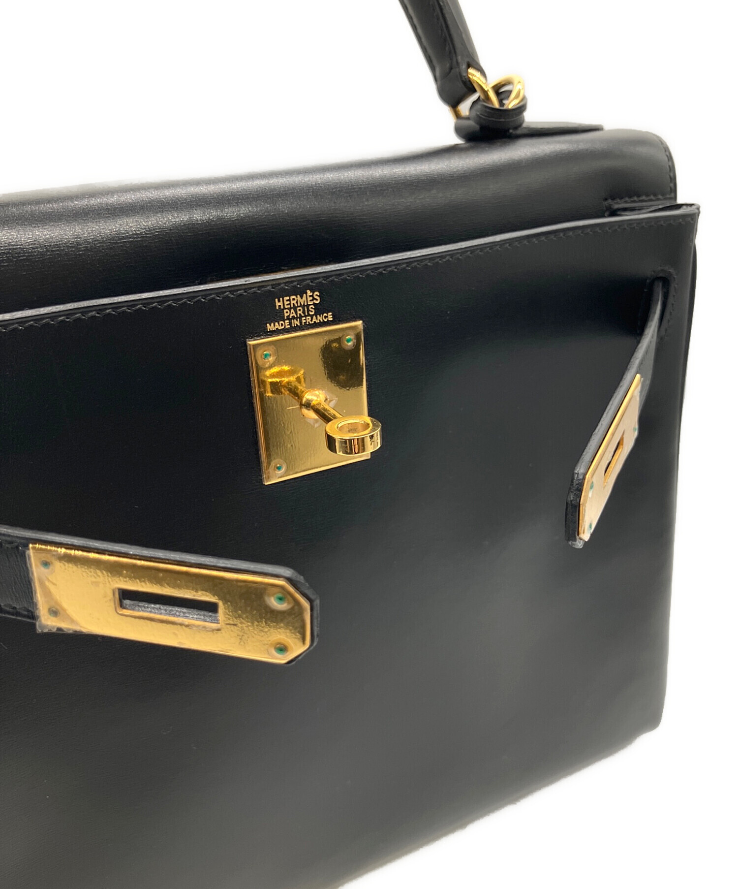 中古・古着通販】HERMES (エルメス) ケリー28 外縫い/ボックスカーフ