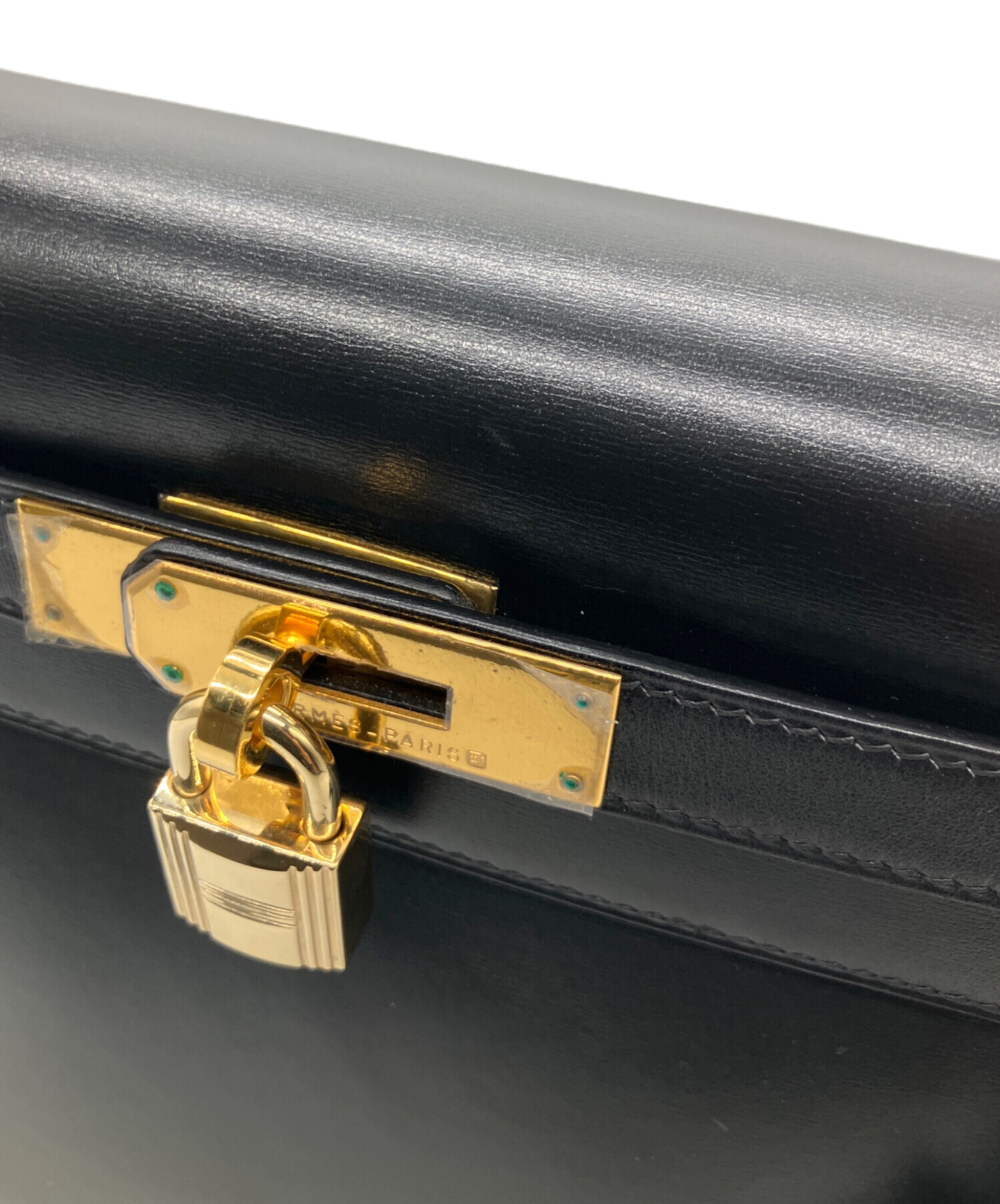 中古・古着通販】HERMES (エルメス) ケリー28 外縫い/ボックスカーフ 