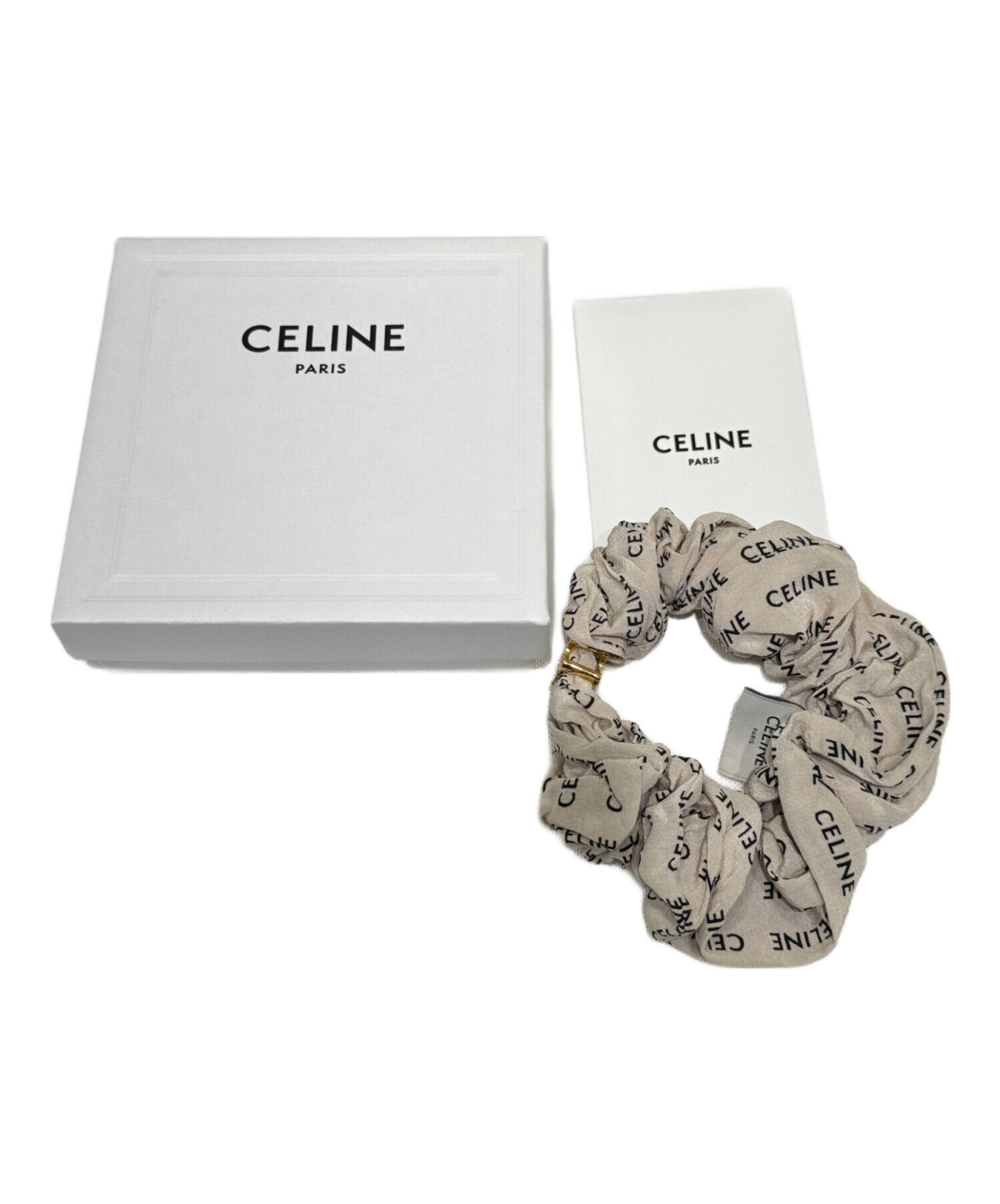 中古・古着通販】CELINE (セリーヌ) シュシュ ベージュ｜ブランド
