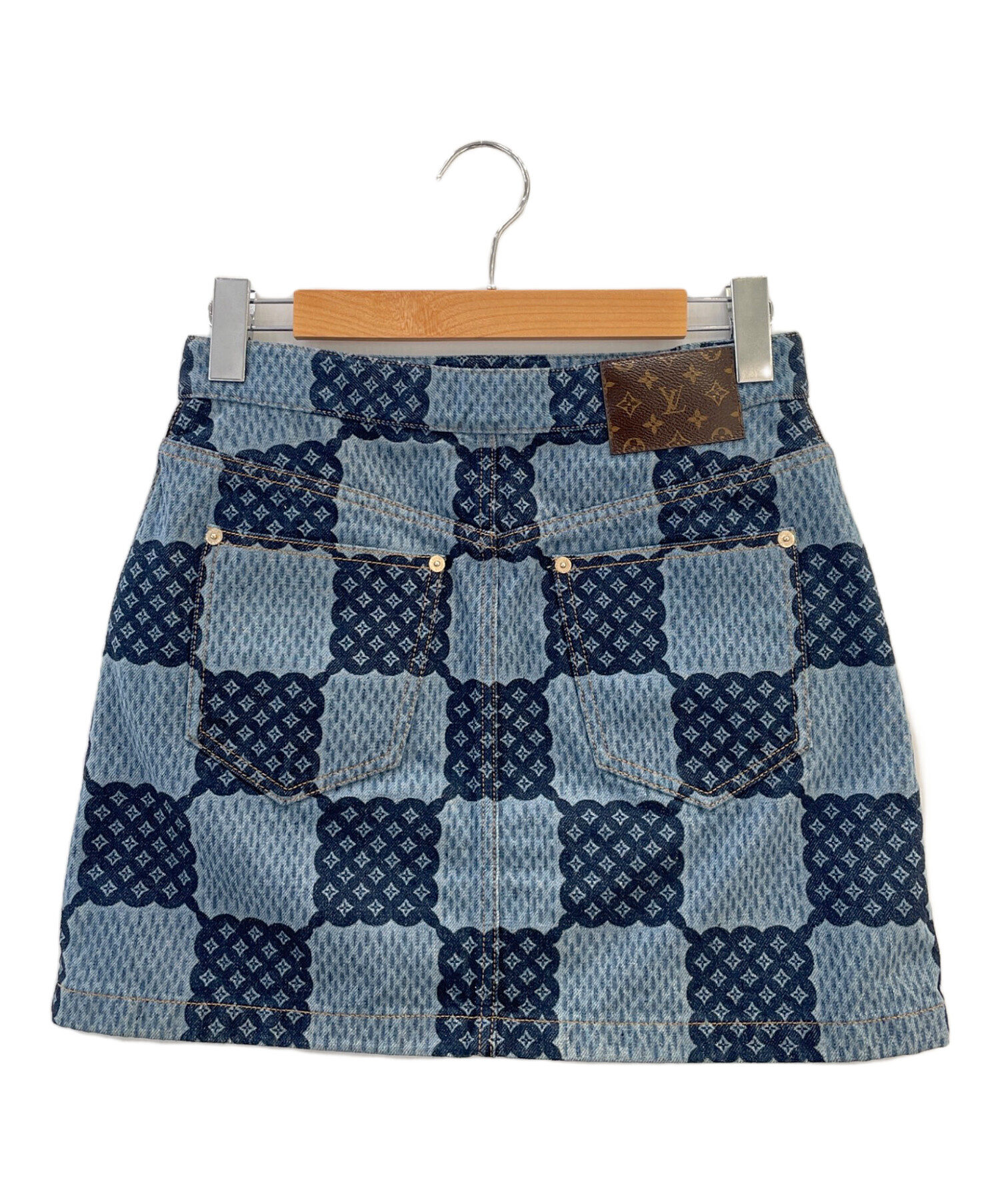 中古・古着通販】LOUIS VUITTON (ルイ ヴィトン) ダミエデニムミニ 