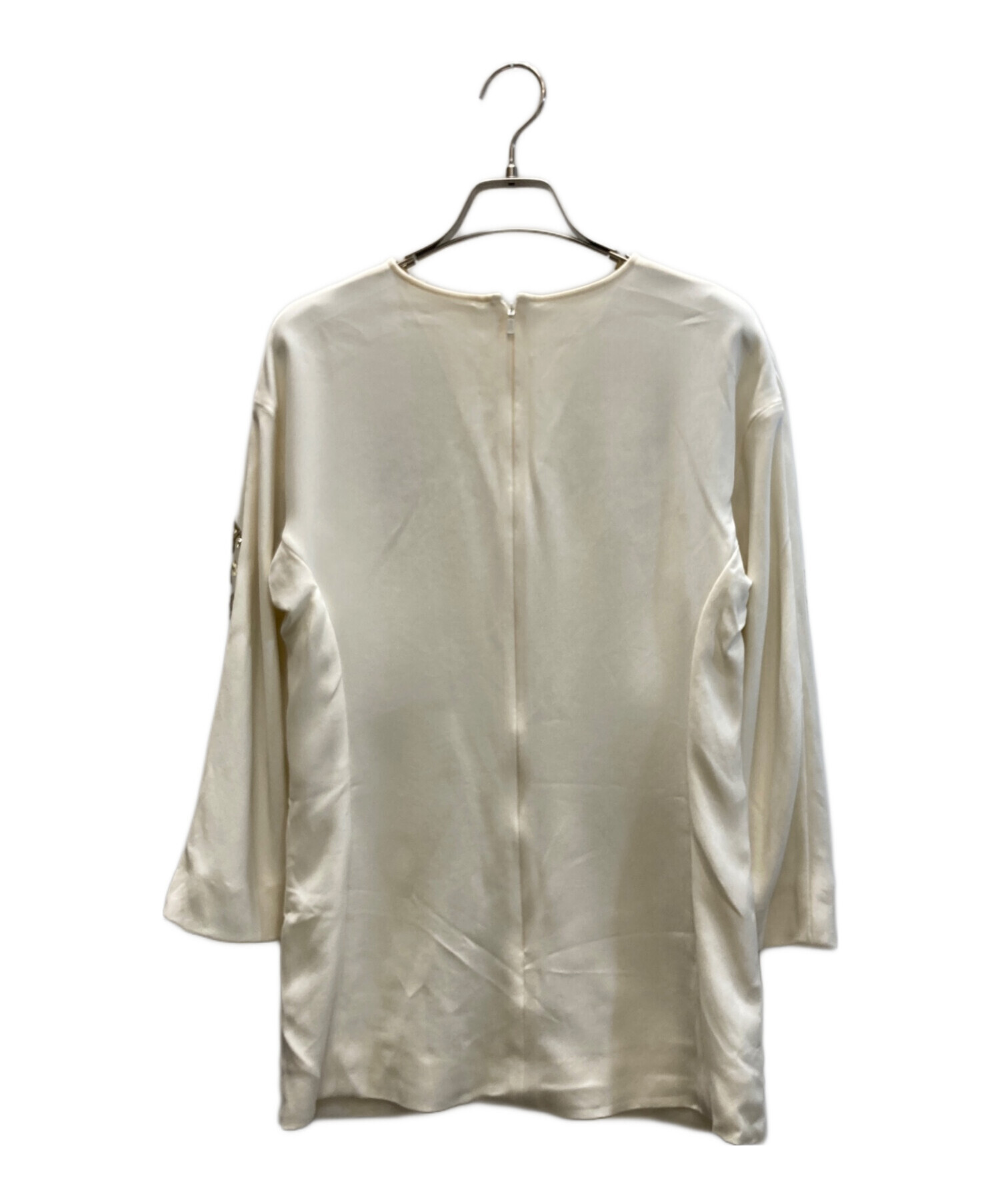 中古・古着通販】Chloe (クロエ) ラメロングスリーブブラウス ベージュ 