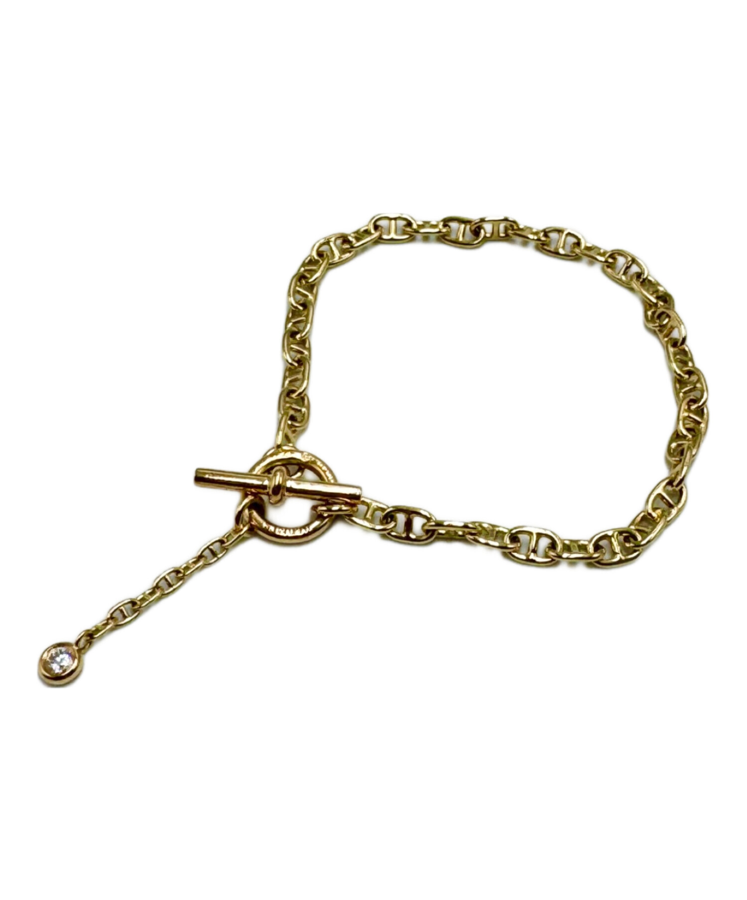 中古・古着通販】HERMES (エルメス) ミニシェーヌダンクル 1ダイヤ