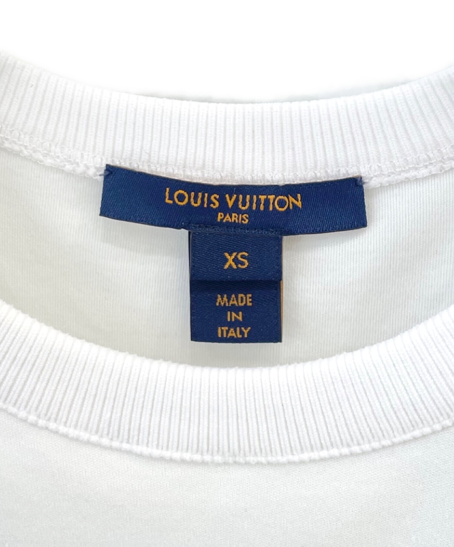 中古・古着通販】LOUIS VUITTON (ルイ ヴィトン) レザーパッチTシャツ