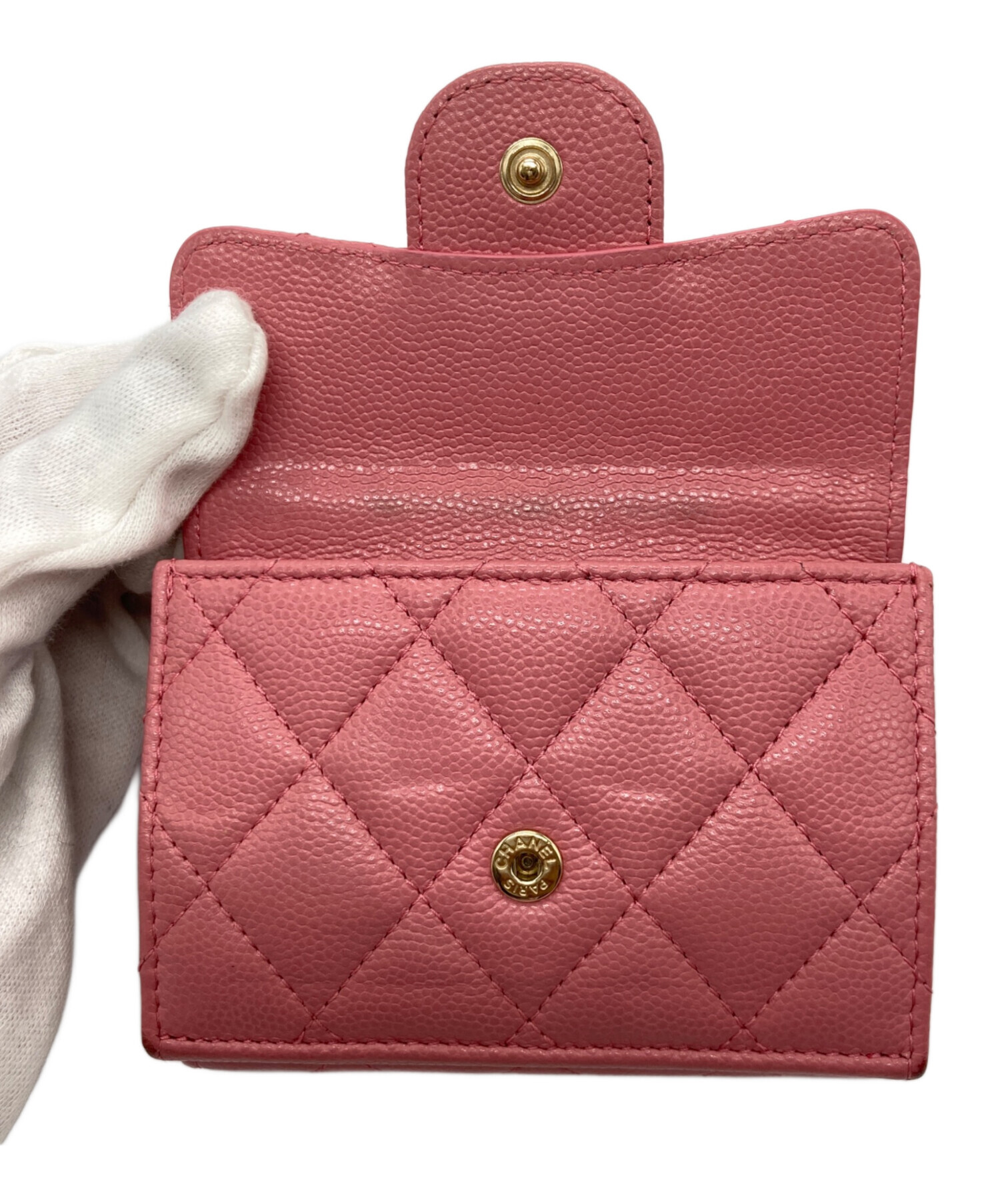 中古・古着通販】CHANEL (シャネル) 長財布 ピンク｜ブランド・古着