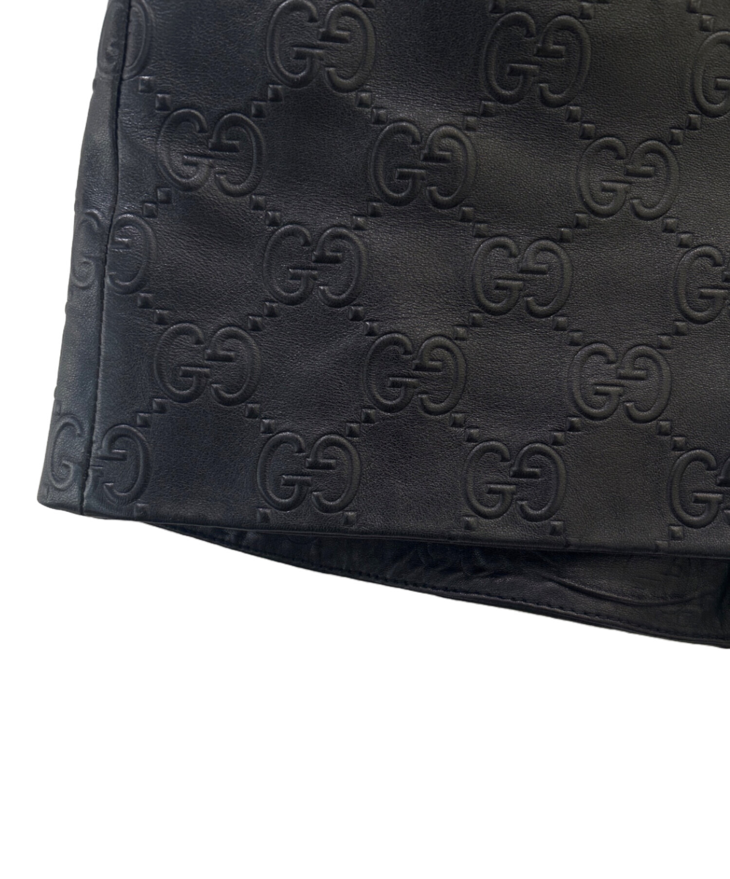 GUCCI ボタン付き ブラックショートパンツ GUCCI ボタン付き ブラックショートパンツ