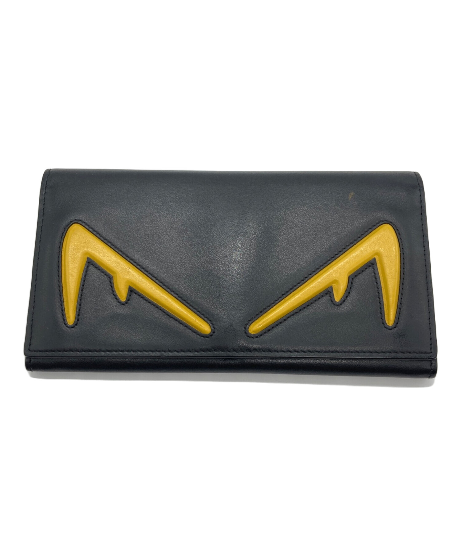 FENDI バグズアイ モンスター 長財布 中古・古着通販】FENDI (フェンディ) バグズアイモンスター長財布