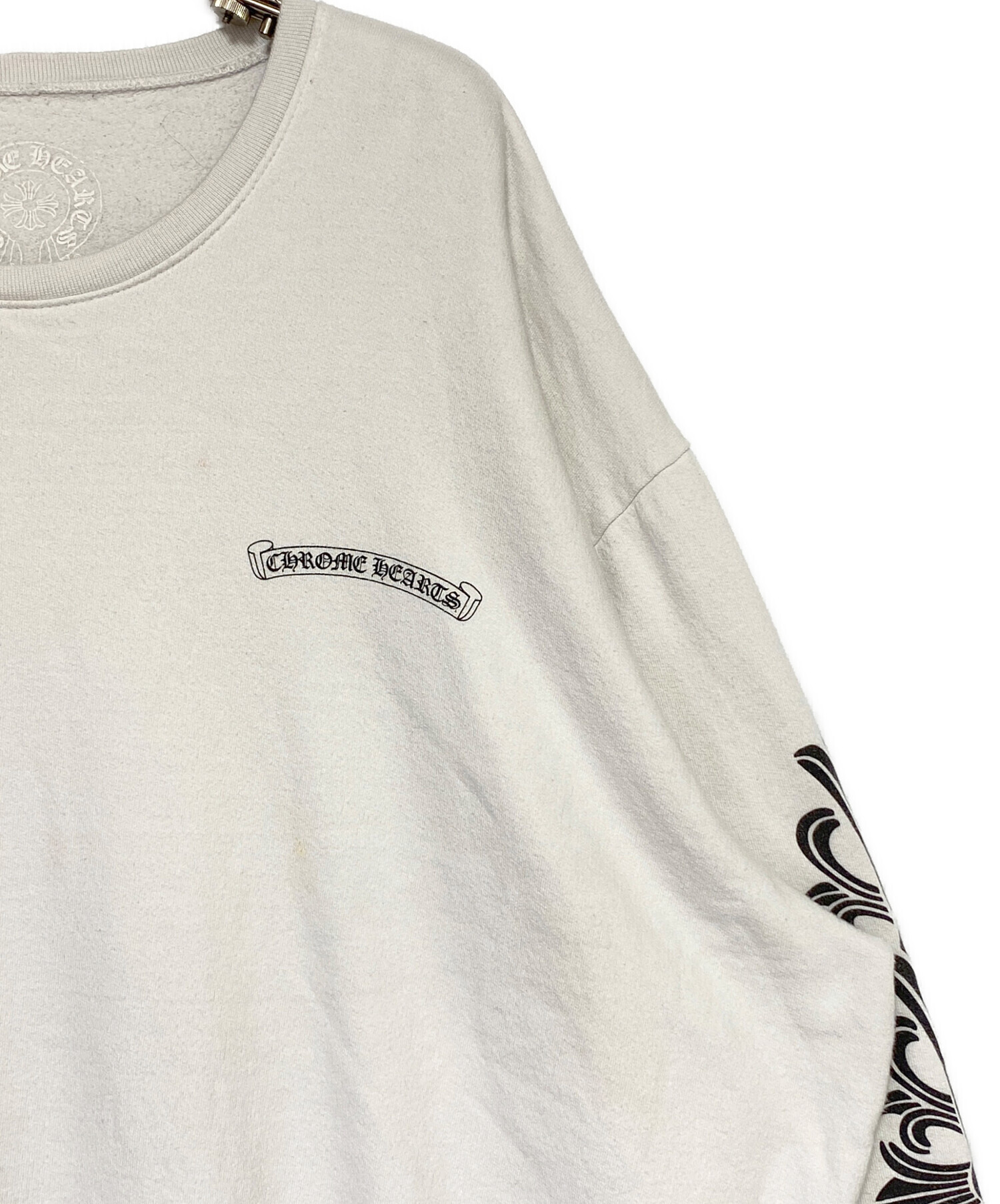 激安！！！！クロムハーツ ダガーアイチャートスウェットトレーナー　サイズXL 中古・古着通販】CHROME HEARTS (クロムハーツ) DAGGER EYE CHART