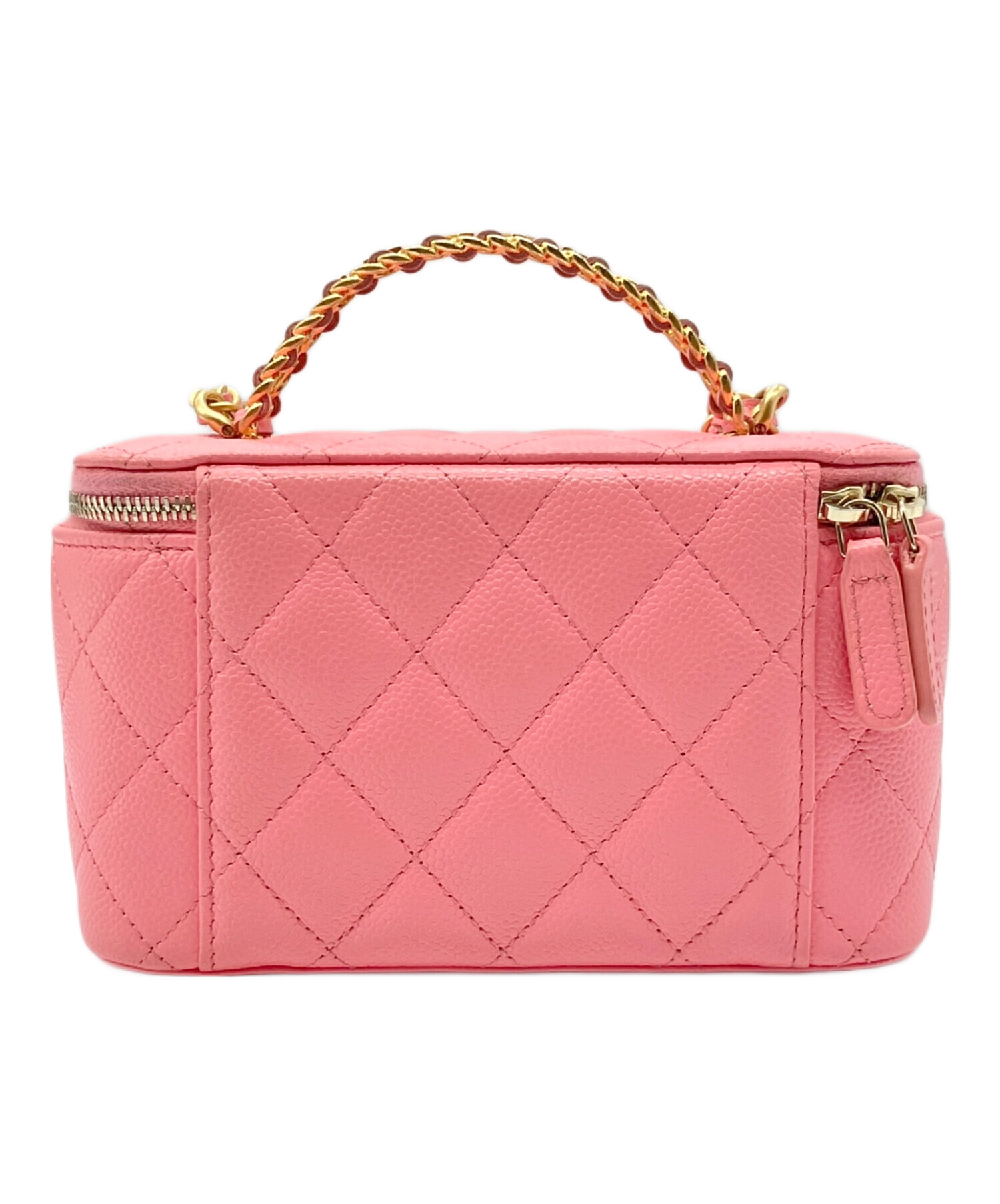 中古・古着通販】CHANEL (シャネル) チェーンショルダーバニティバッグ