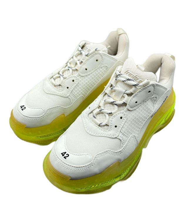 中古・古着通販】BALENCIAGA (バレンシアガ) Triple S ホワイト 中古・古着通販】BALENCIAGA (バレンシアガ) Triple S ホワイト