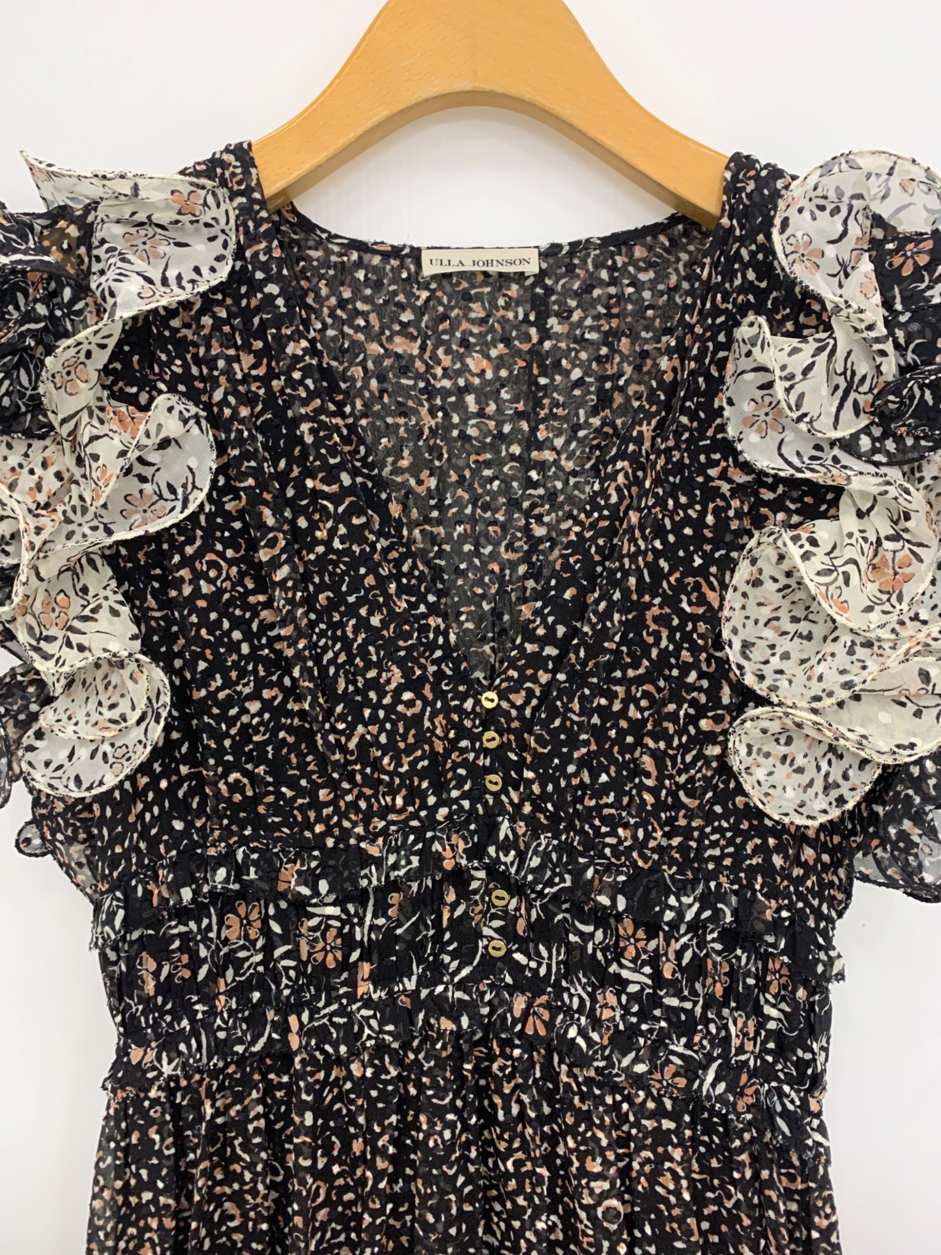 中古・古着通販】ULLA JOHNSON (ウラ ジョンソン) デザインドレス 