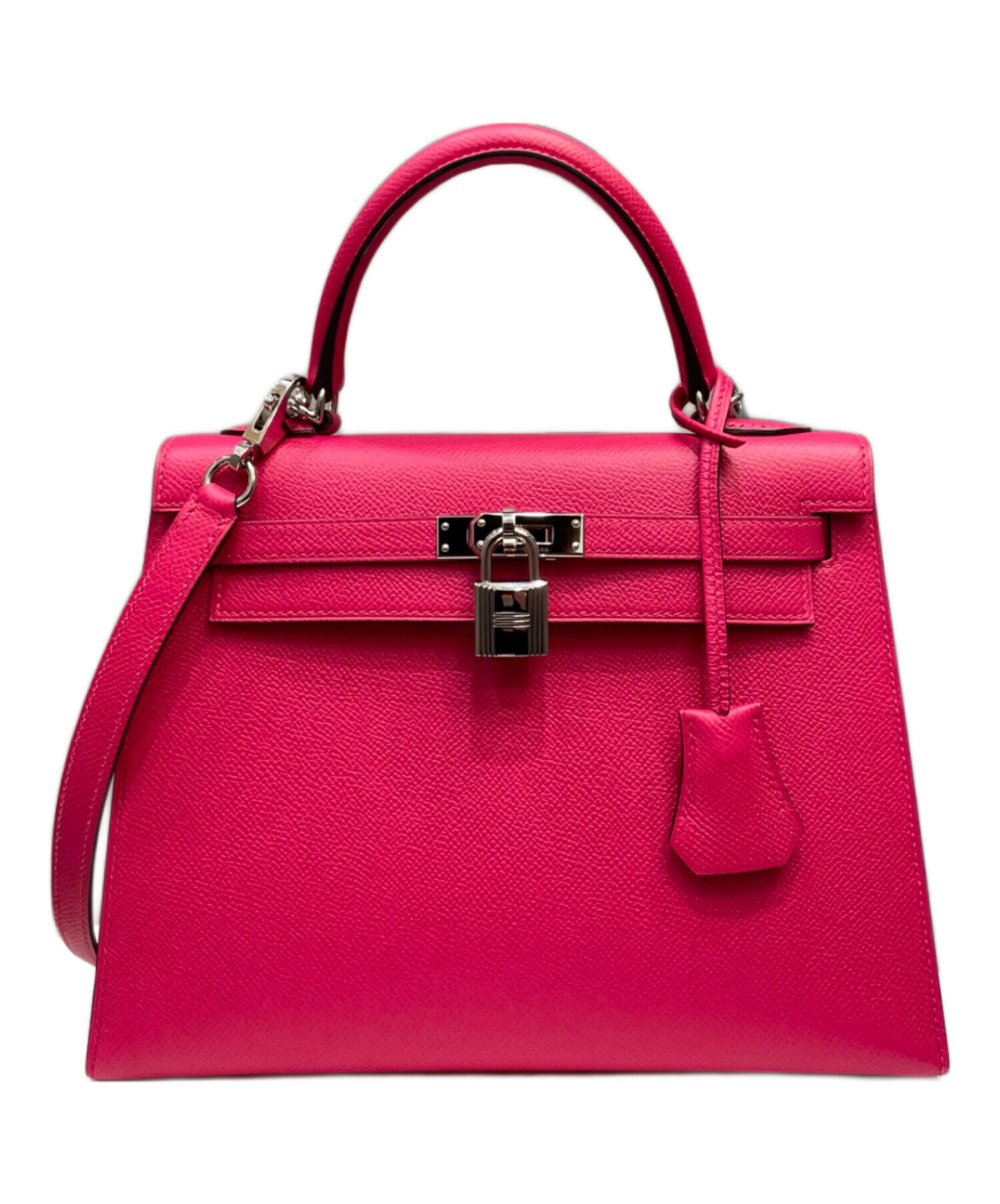 Sale エルメス HERMES ケリーヴォーエプソン　正規品 中古・古着通販】HERMES (エルメス) ケリー25 外縫い/シルバー