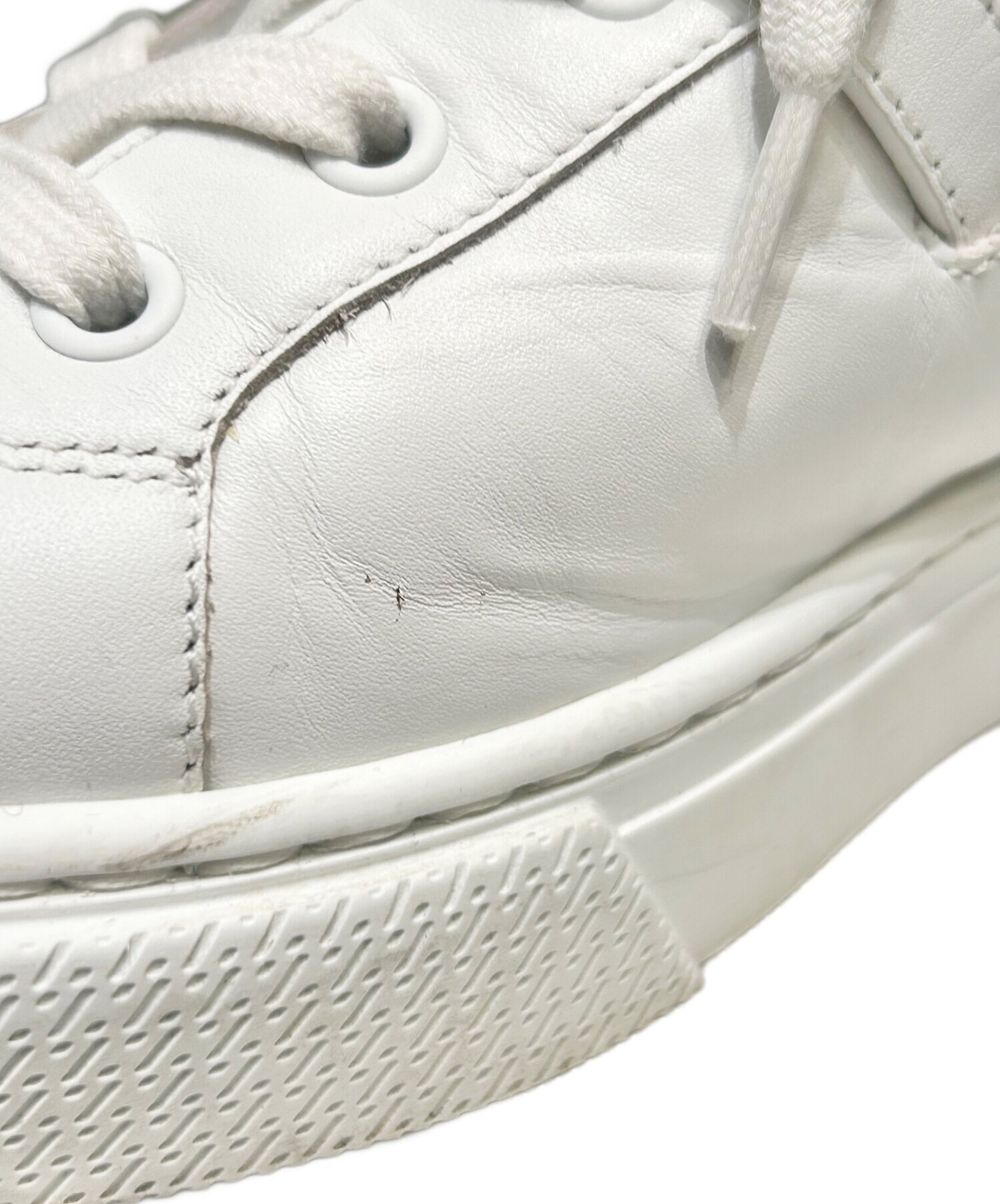 中古・古着通販】HERMES (エルメス) デイ スニーカー ホワイト サイズ