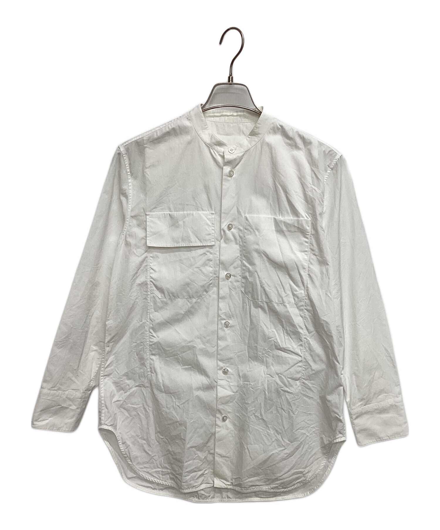 中古・古着通販】JIL SANDER (ジルサンダー) ノーカラーシャツ